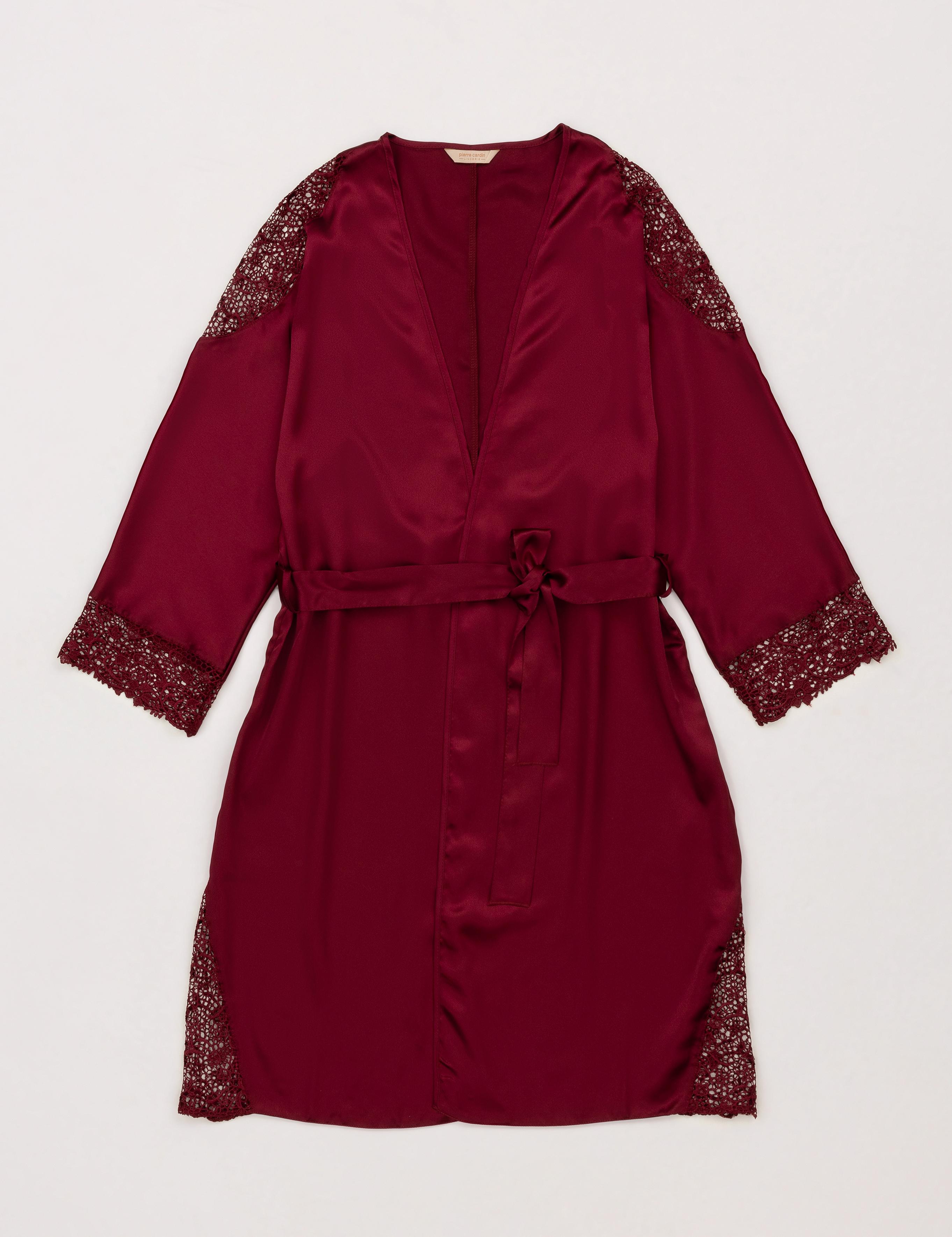 Bordo Saten 6'lı Çeyiz Seti