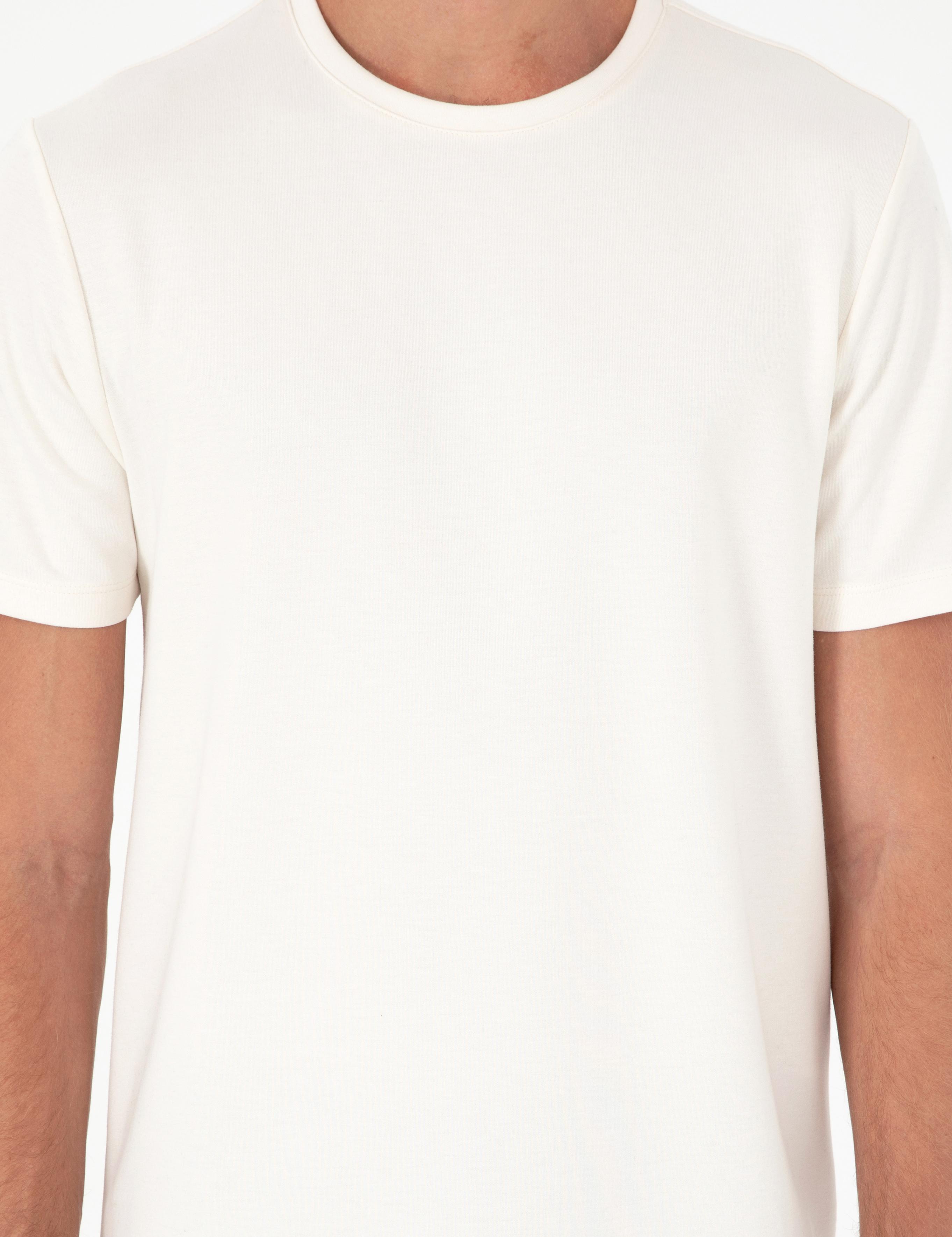 Ekru Regular Fit Tişört