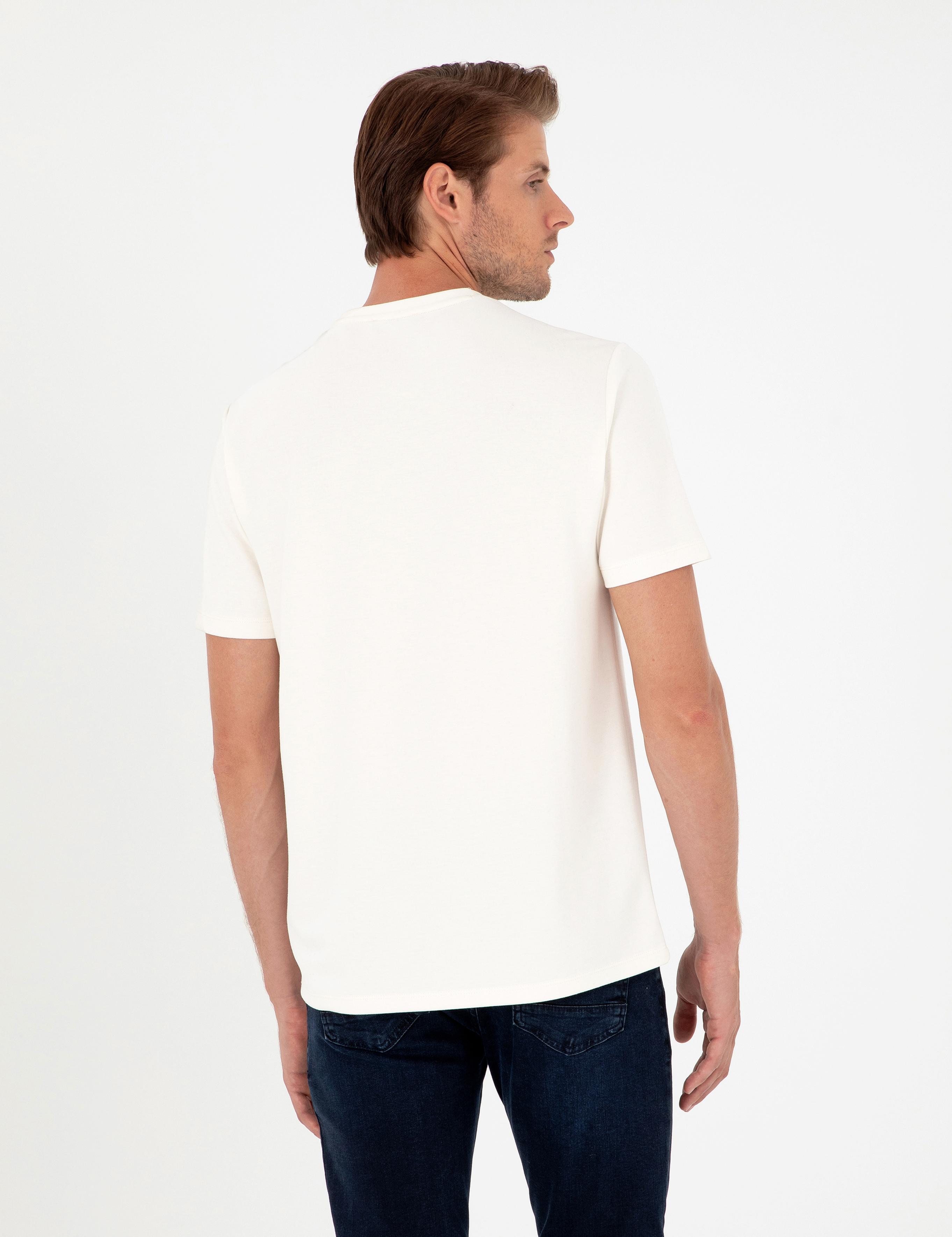 Ekru Regular Fit Tişört