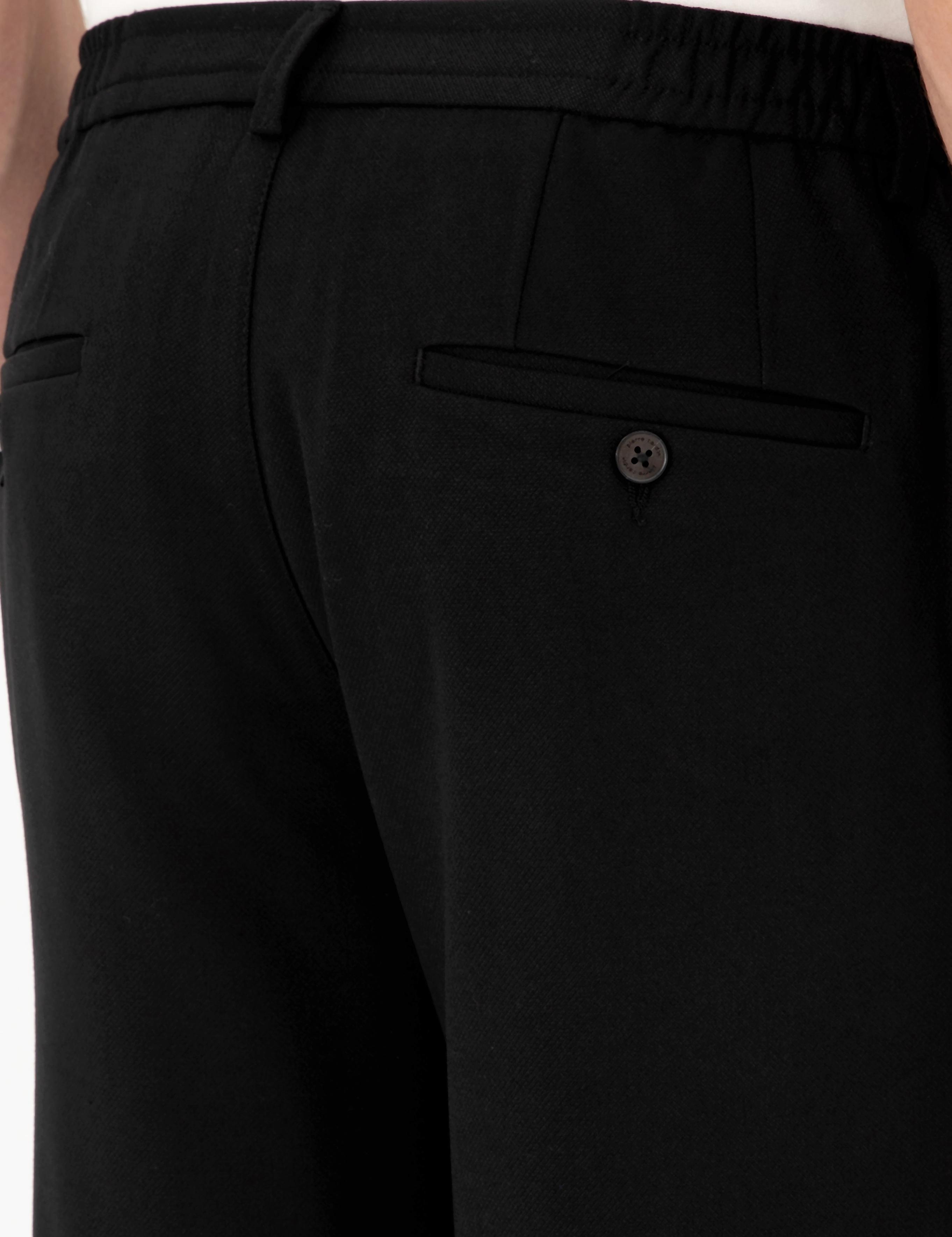 Siyah Ex. Slim Fit Kumaş Pantolon