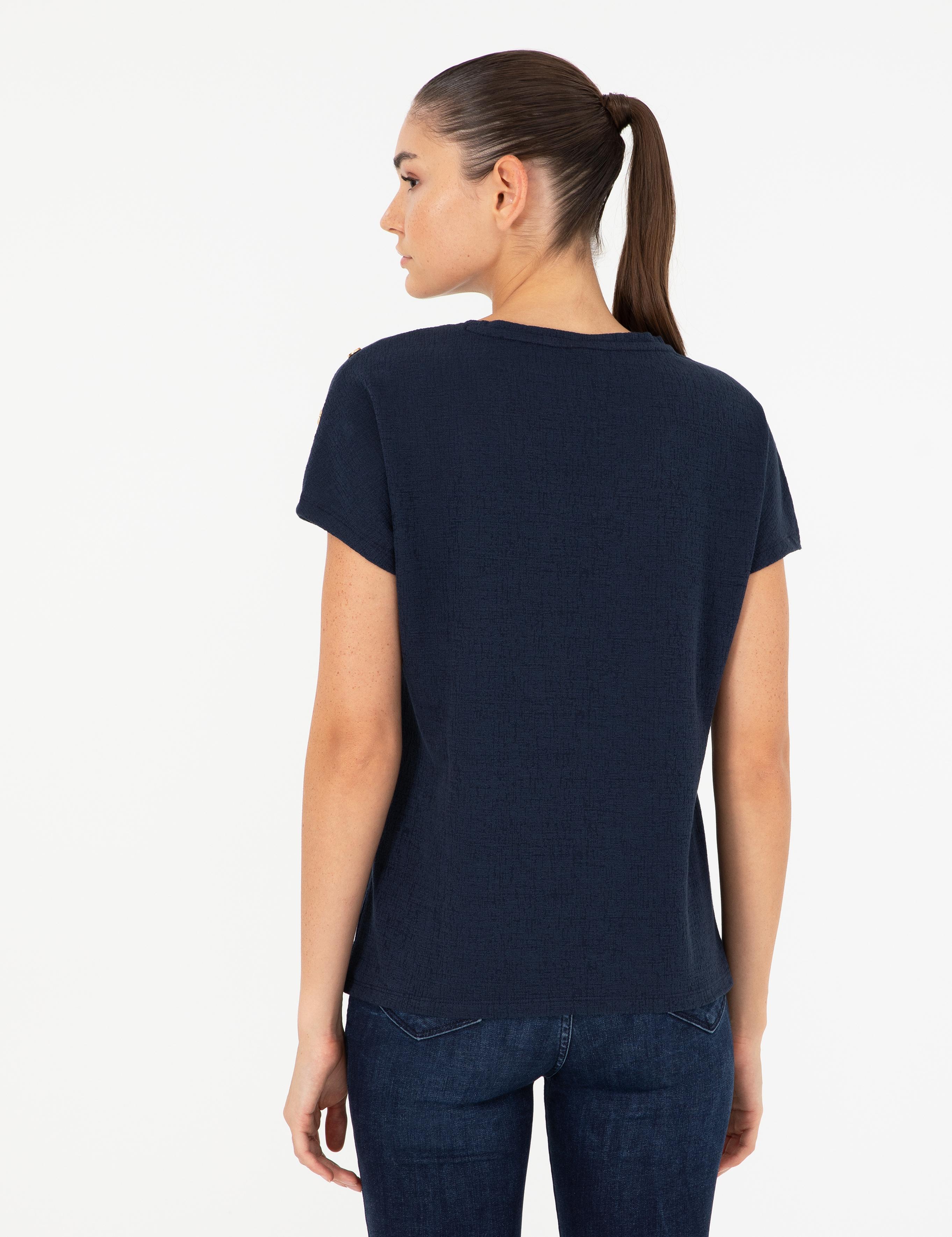 Lacivert Regular Fit Tişört