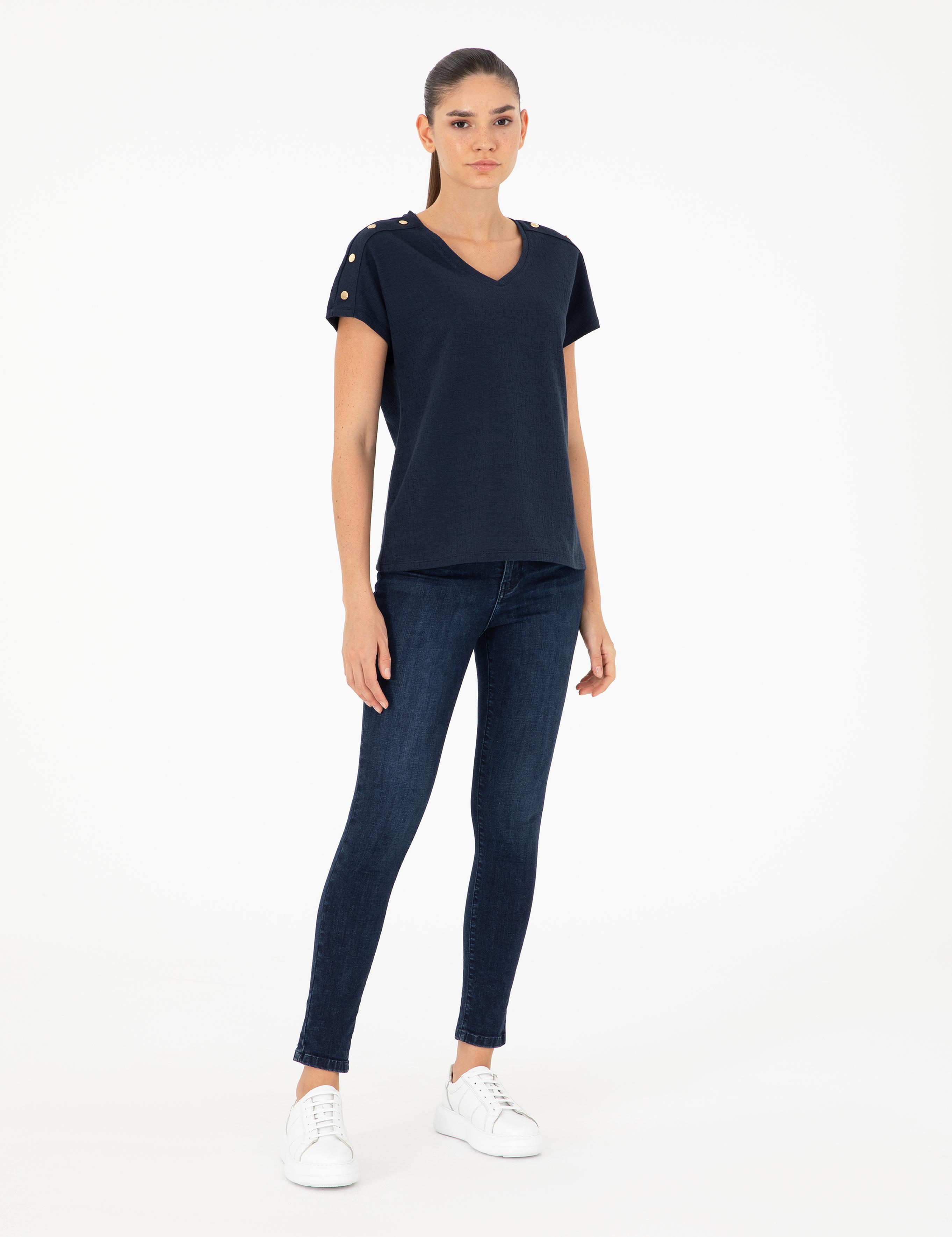 Lacivert Regular Fit Tişört