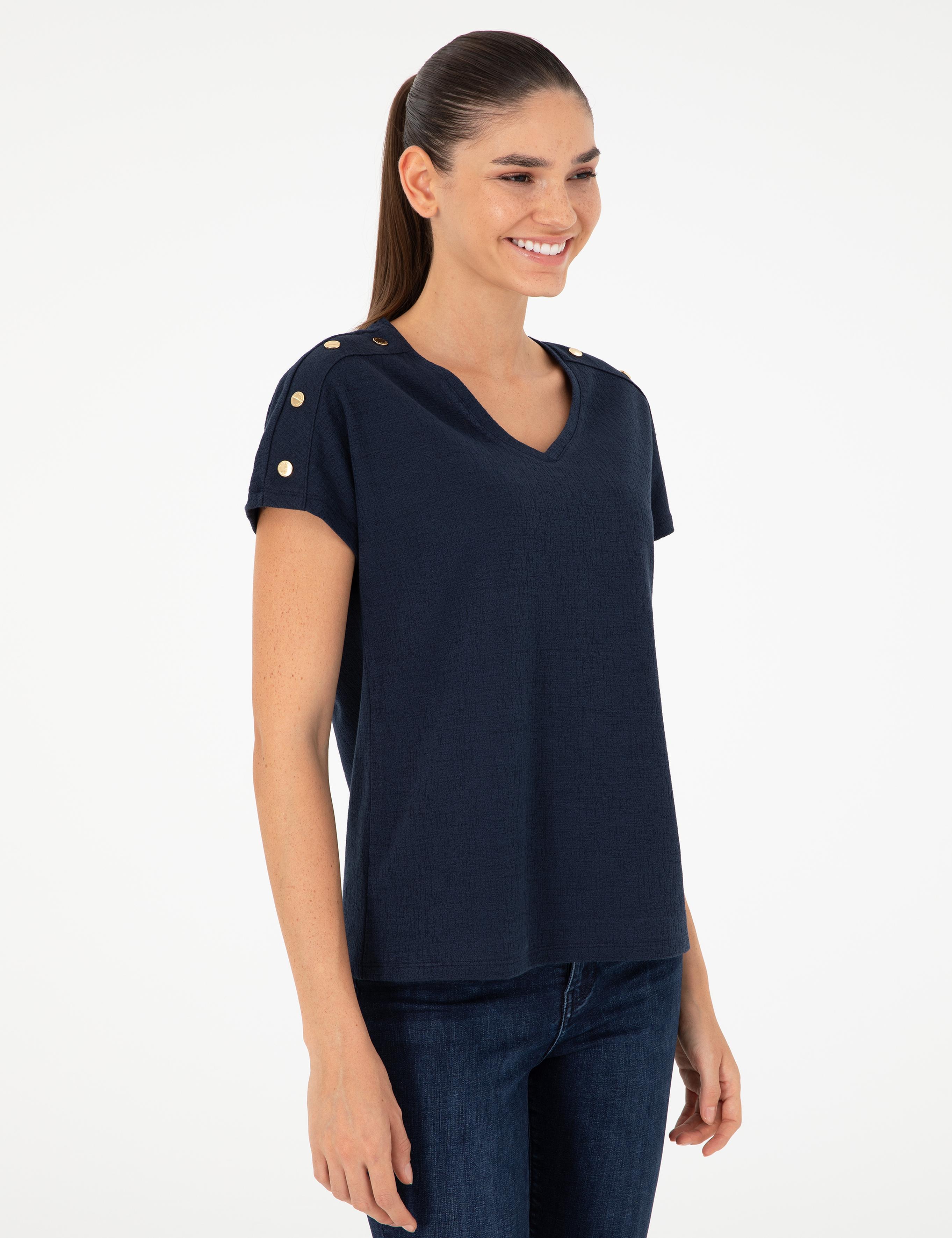 Lacivert Regular Fit Tişört