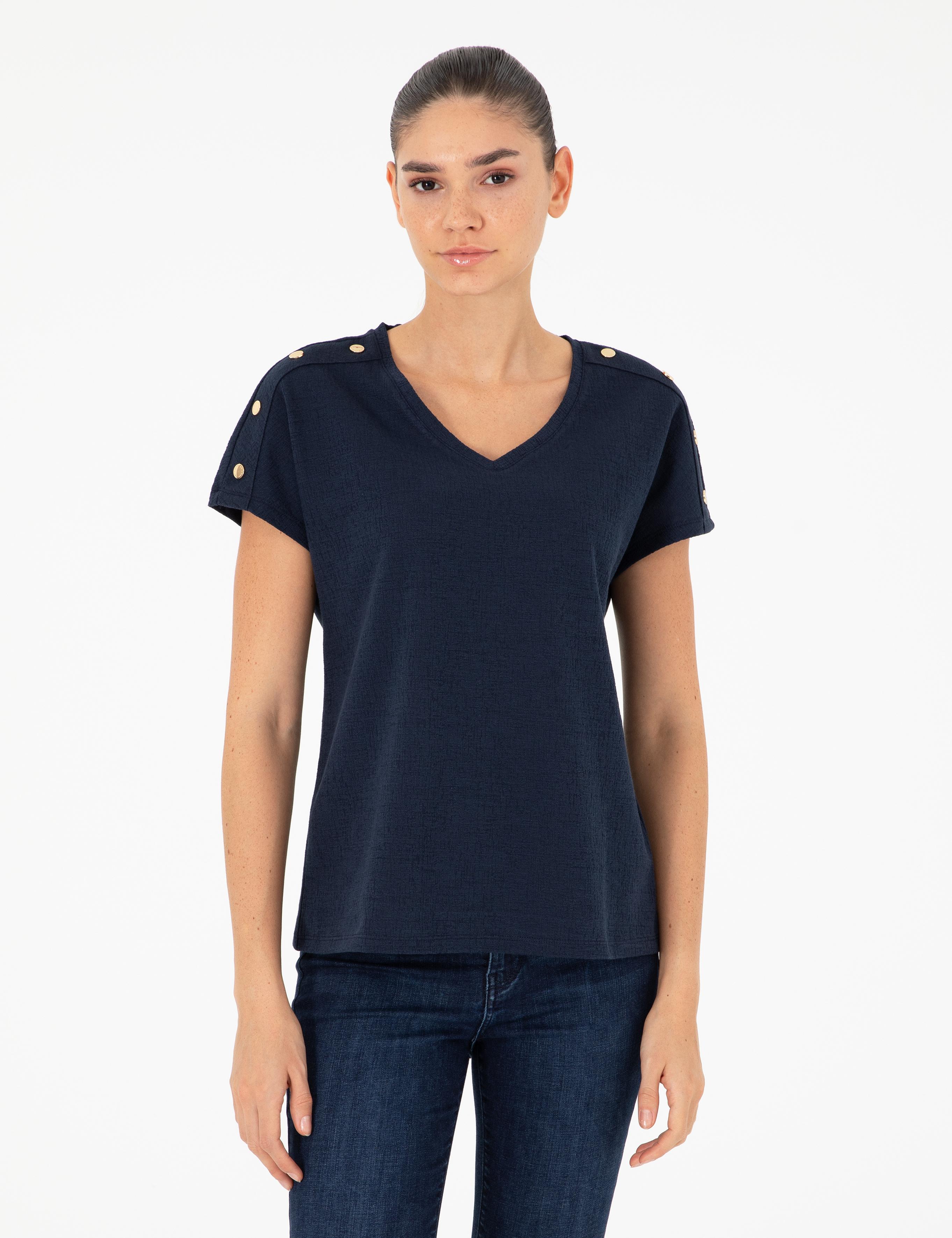 Lacivert Regular Fit Tişört