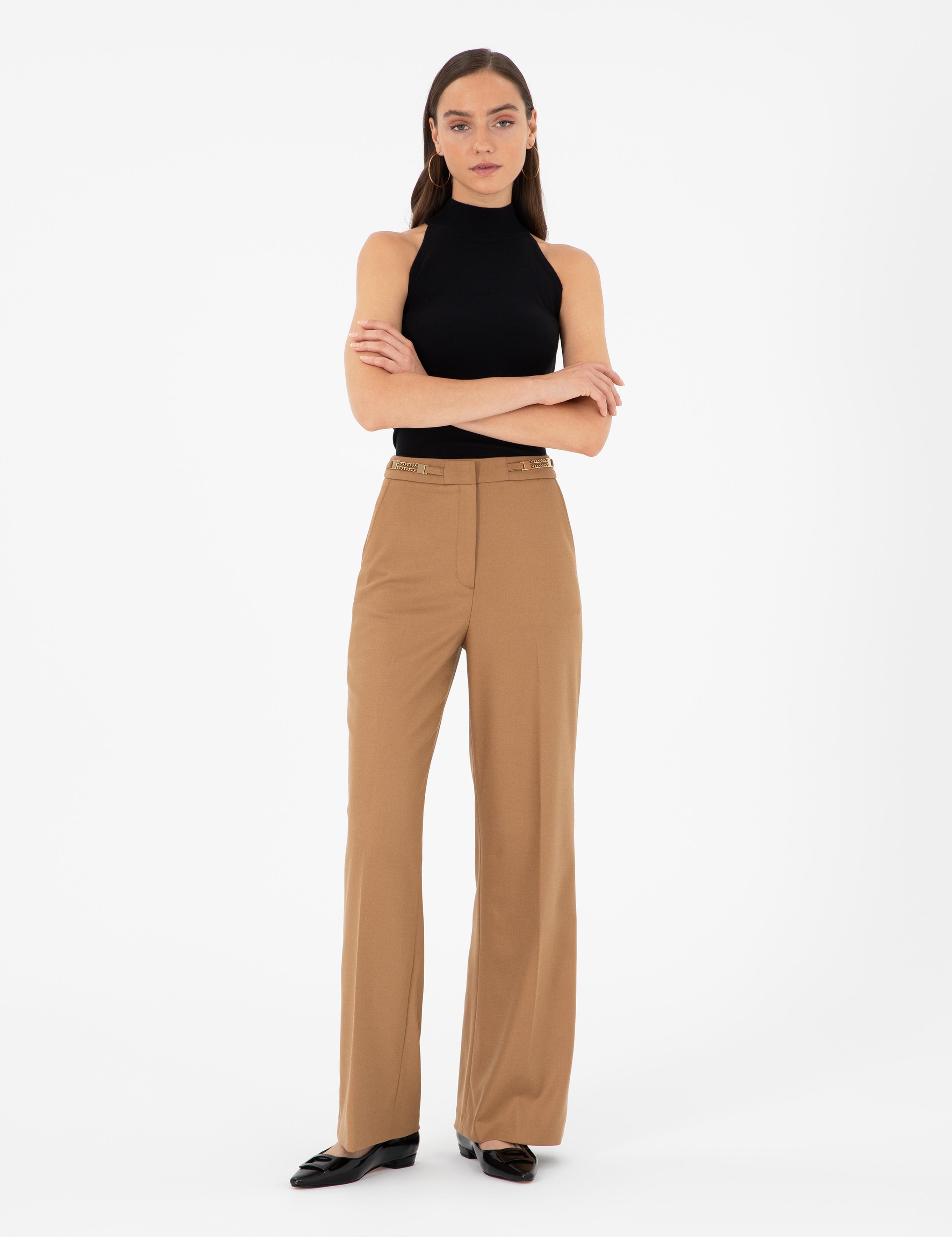 Camel Kumaş Pantolon