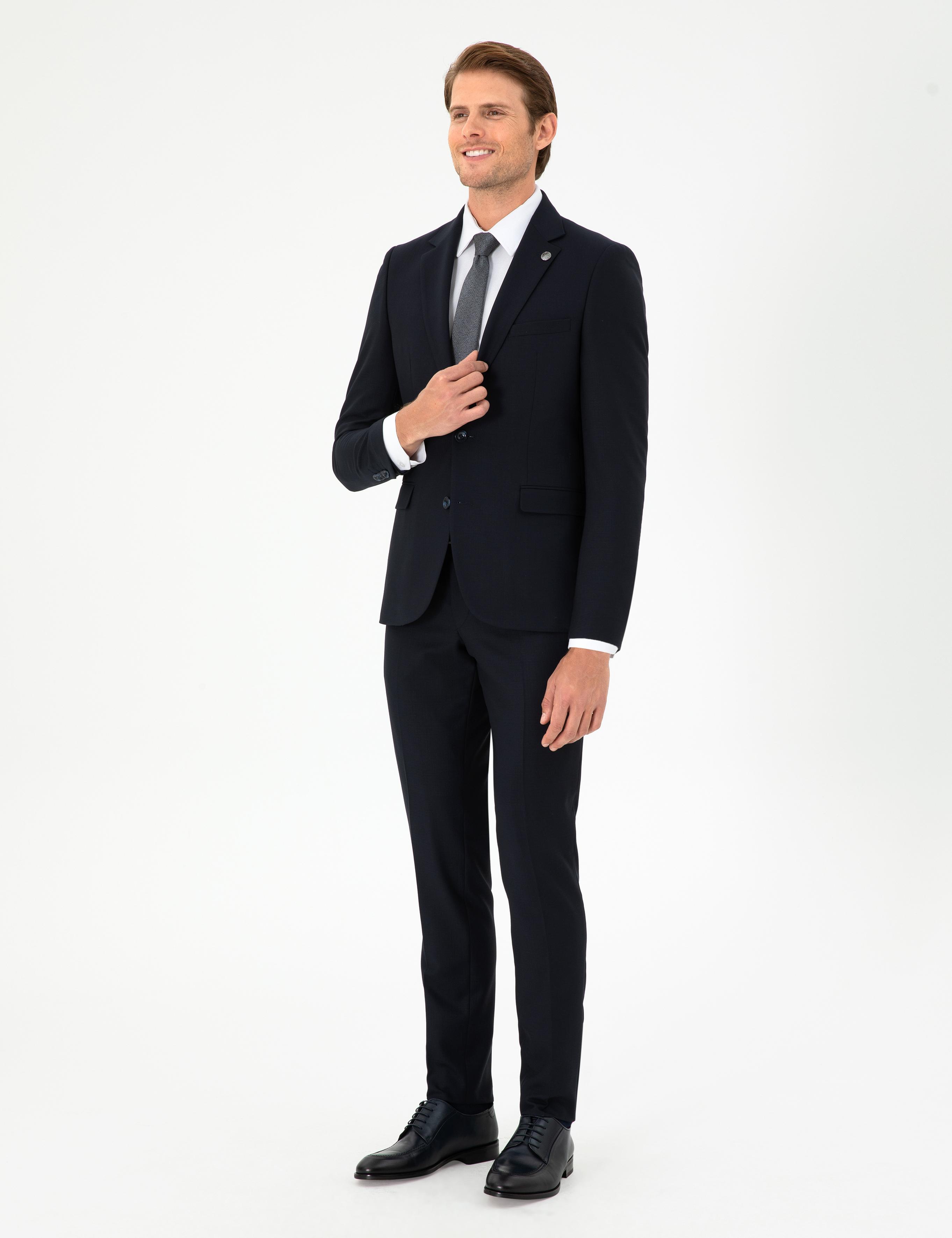 Lacivert Ex. Slim Fit Takım Elbise