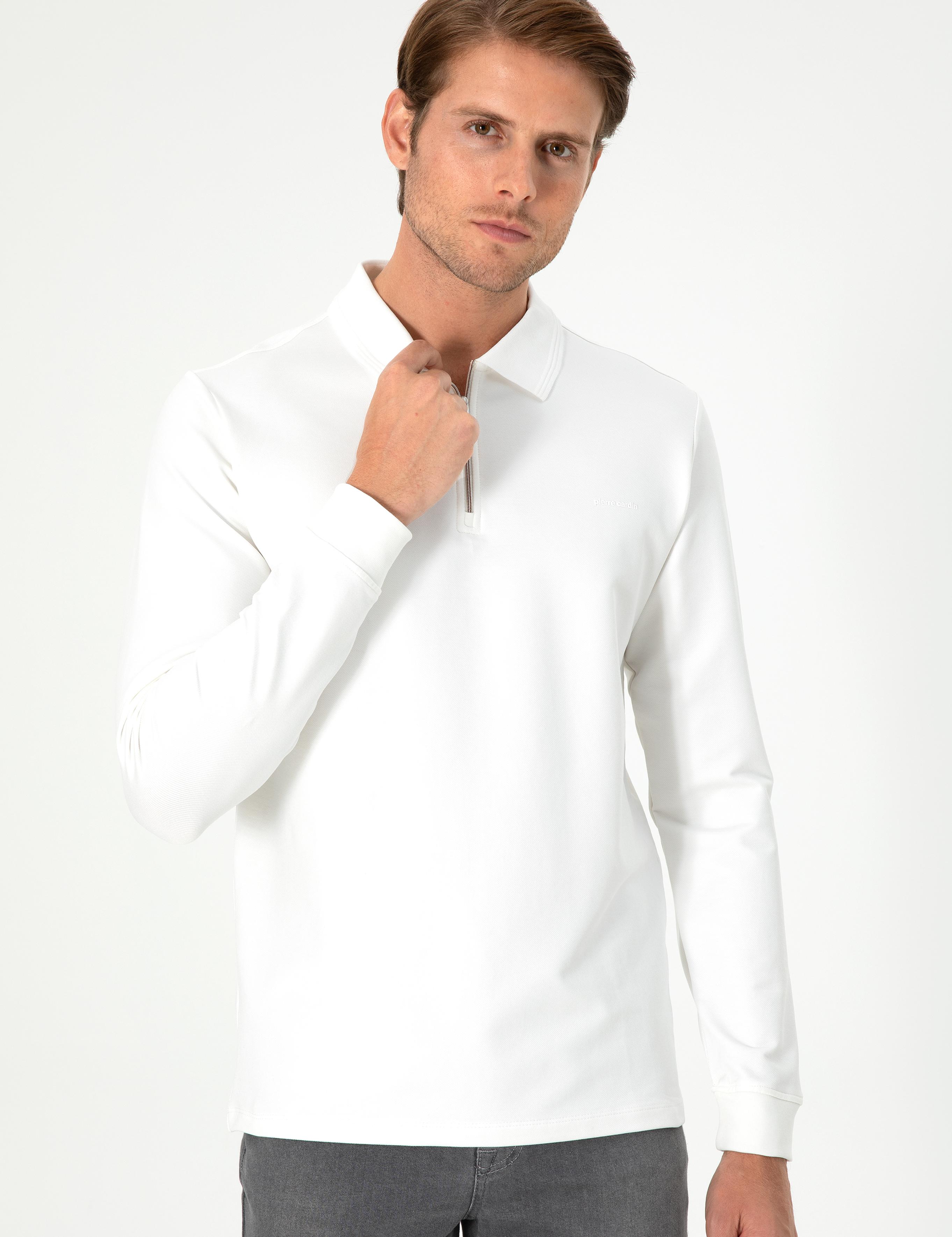 Ekru Regular Fit Sweatshirt