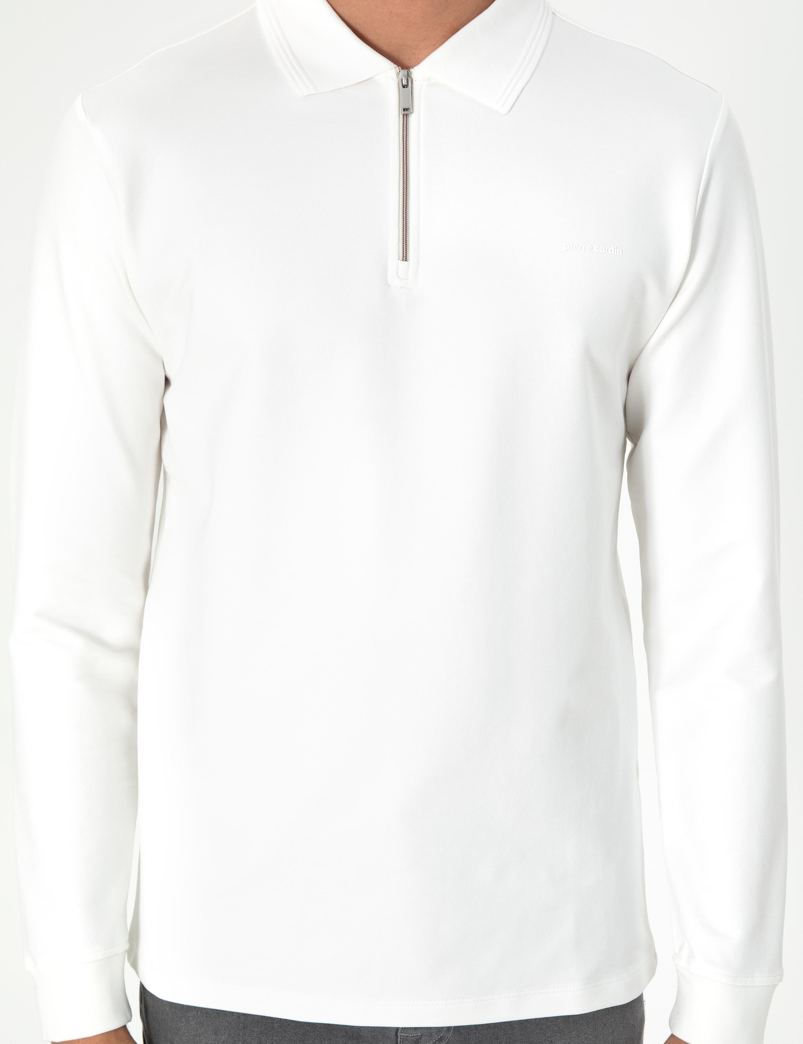 Ekru Regular Fit Sweatshirt