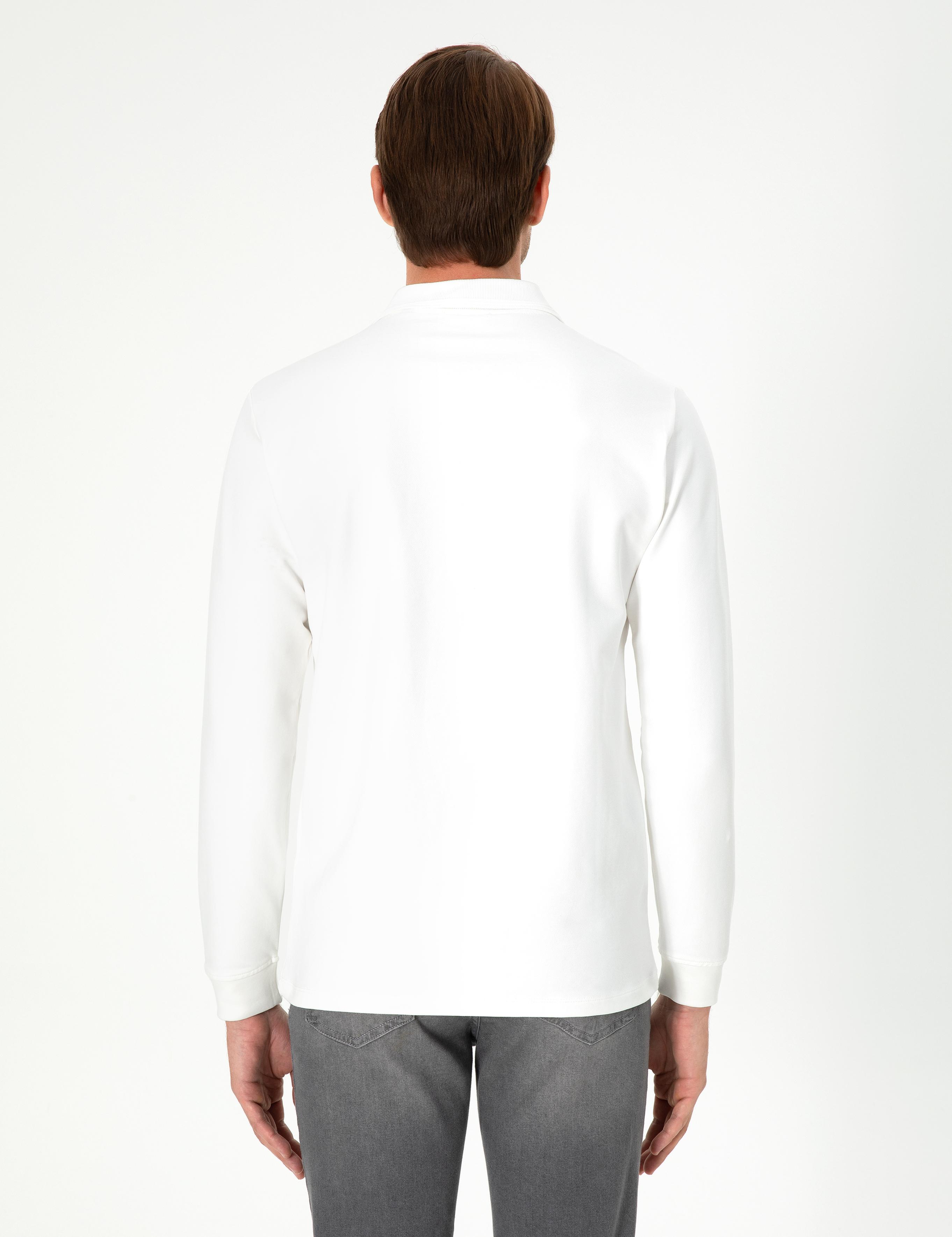 Ekru Regular Fit Sweatshirt