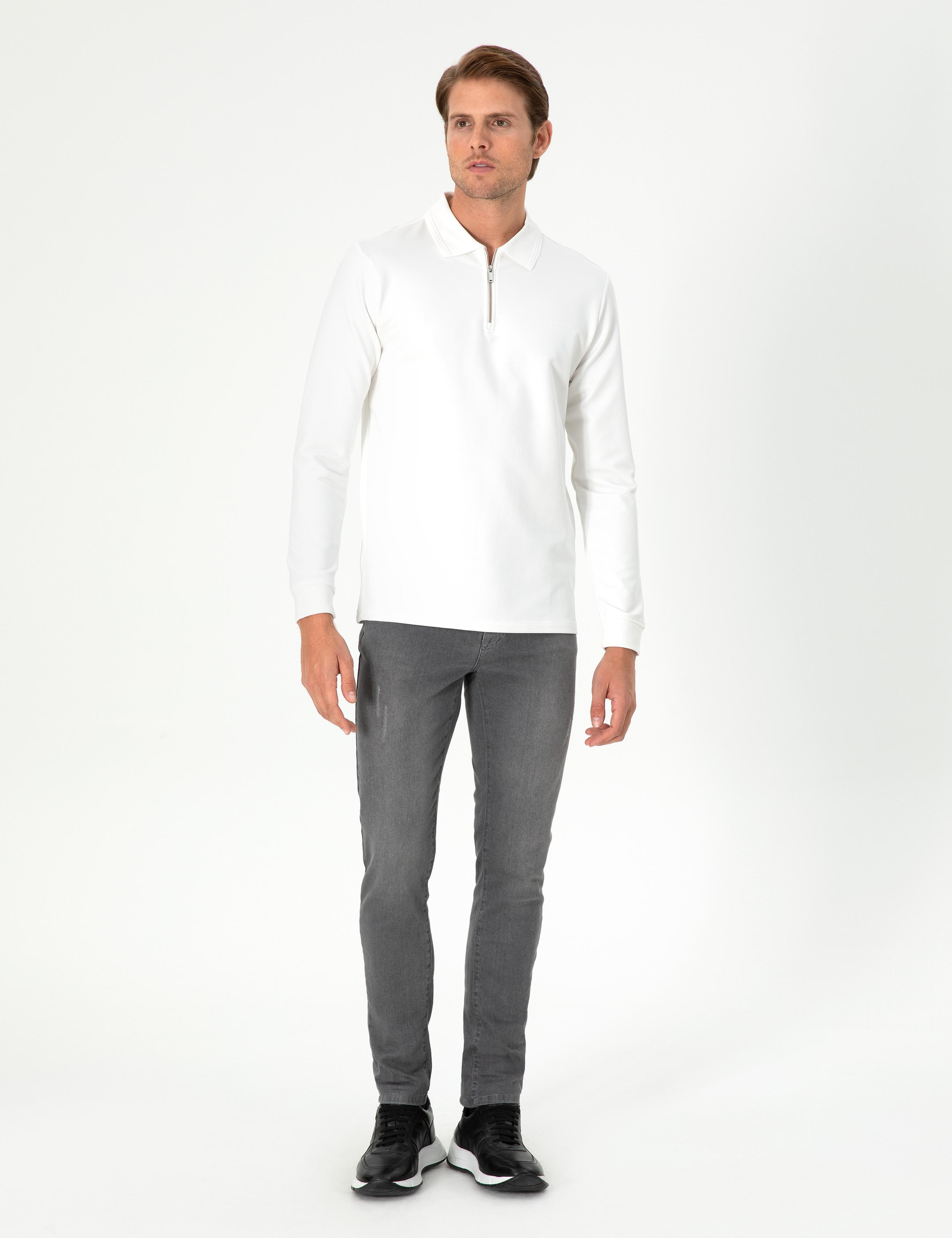 Ekru Regular Fit Sweatshirt