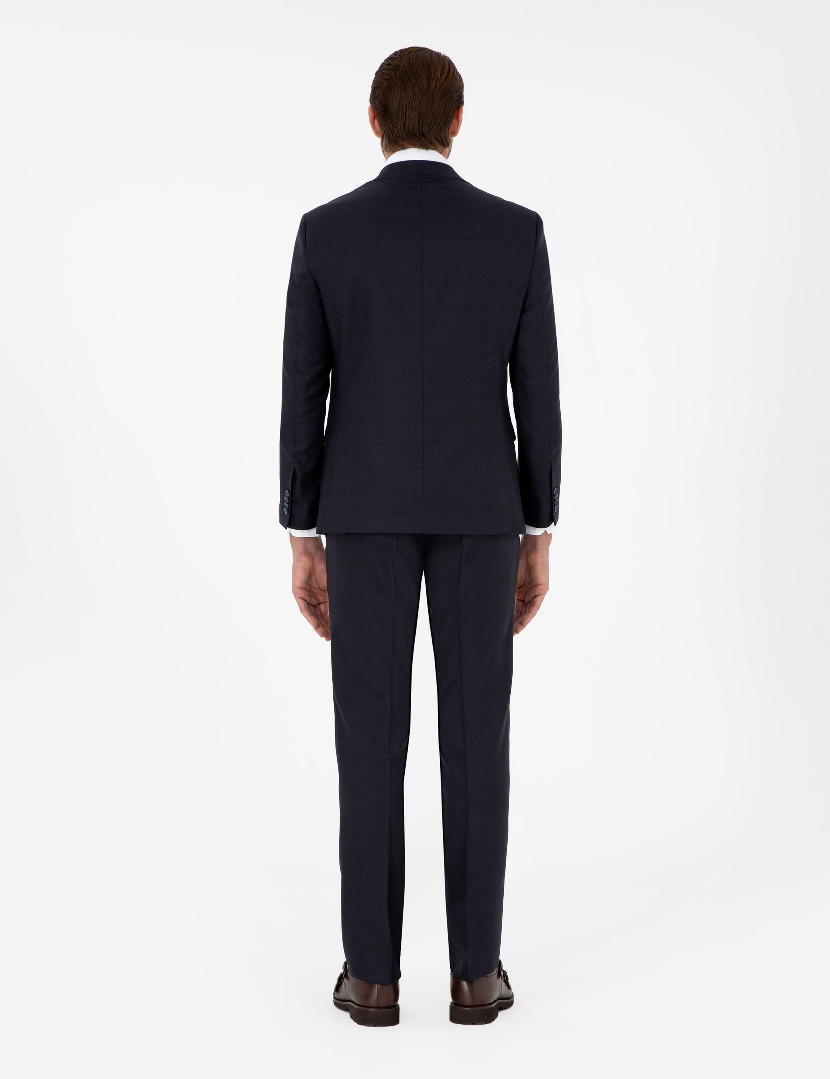 Lacivert Slim Fit Takım Elbise