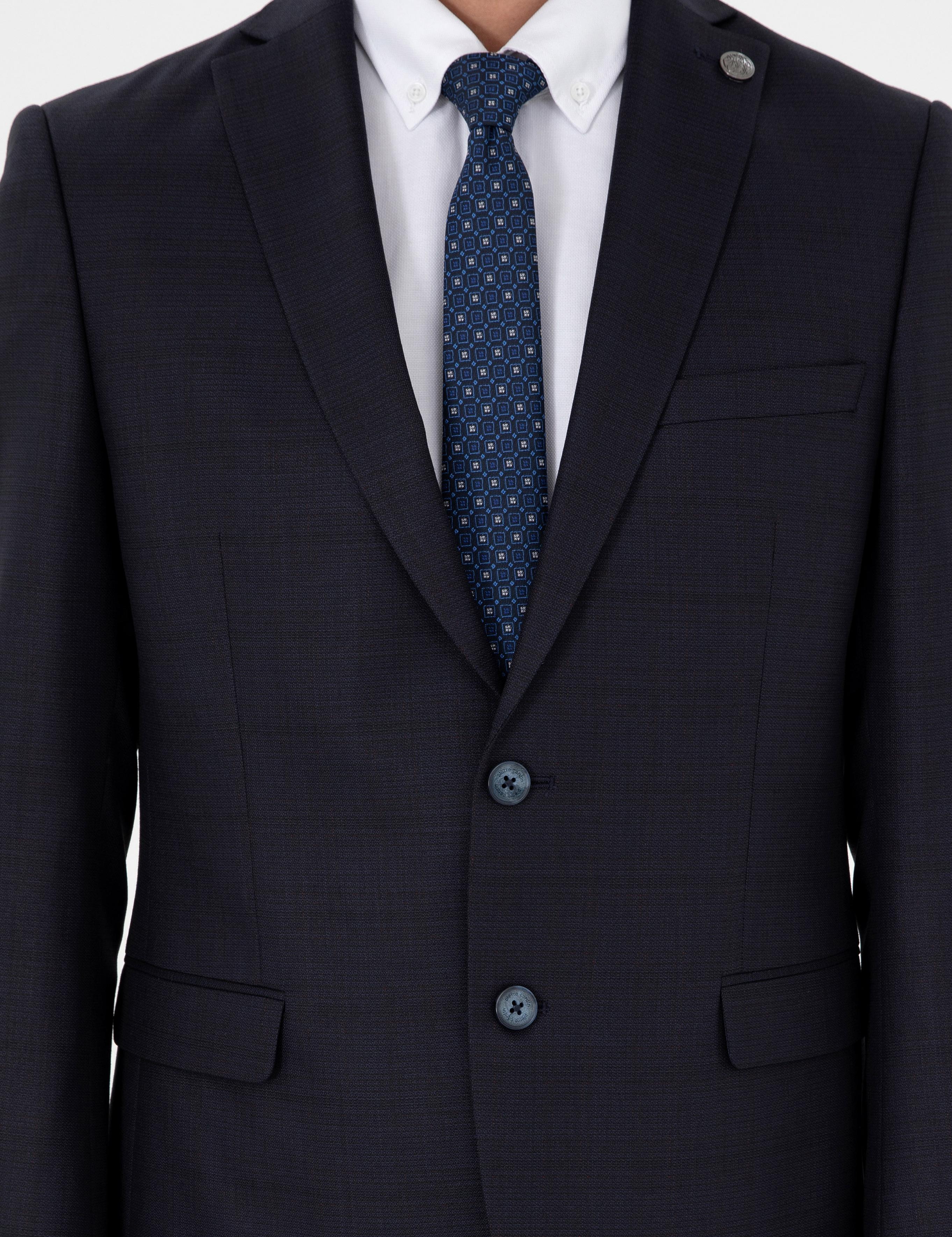 Lacivert Slim Fit Takım Elbise