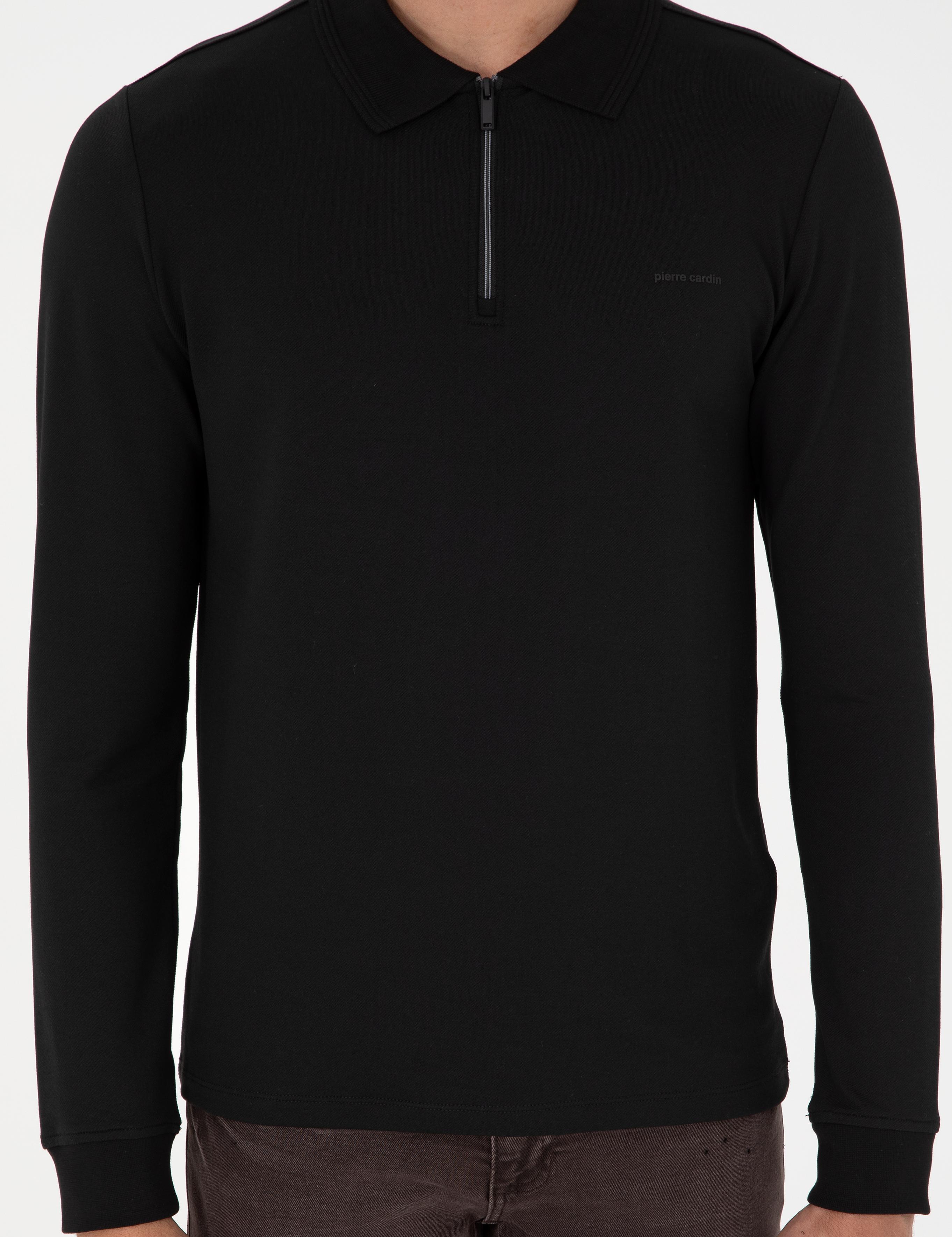 Siyah Regular Fit Sweatshirt