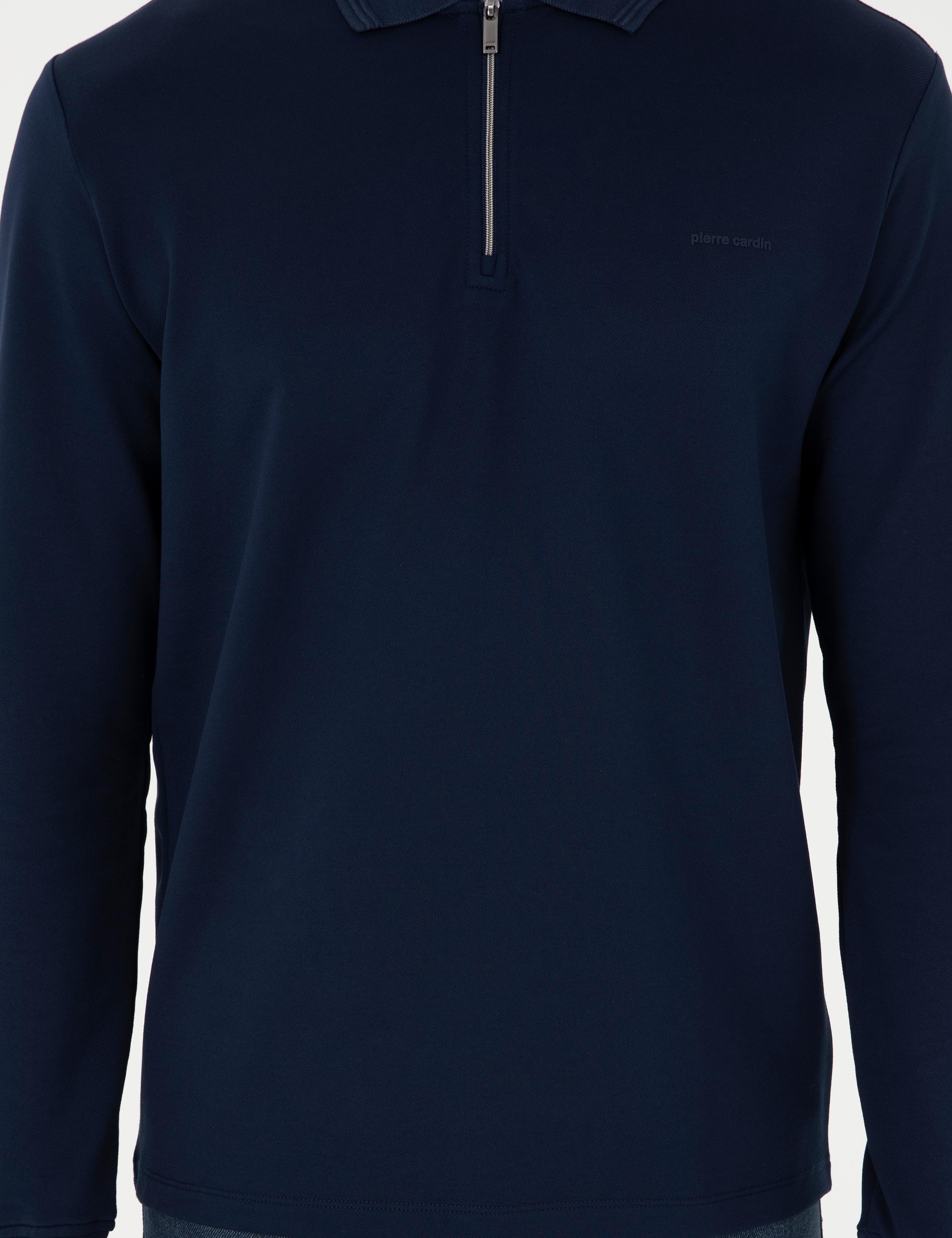 Lacivert Regular Fit Sweatshirt