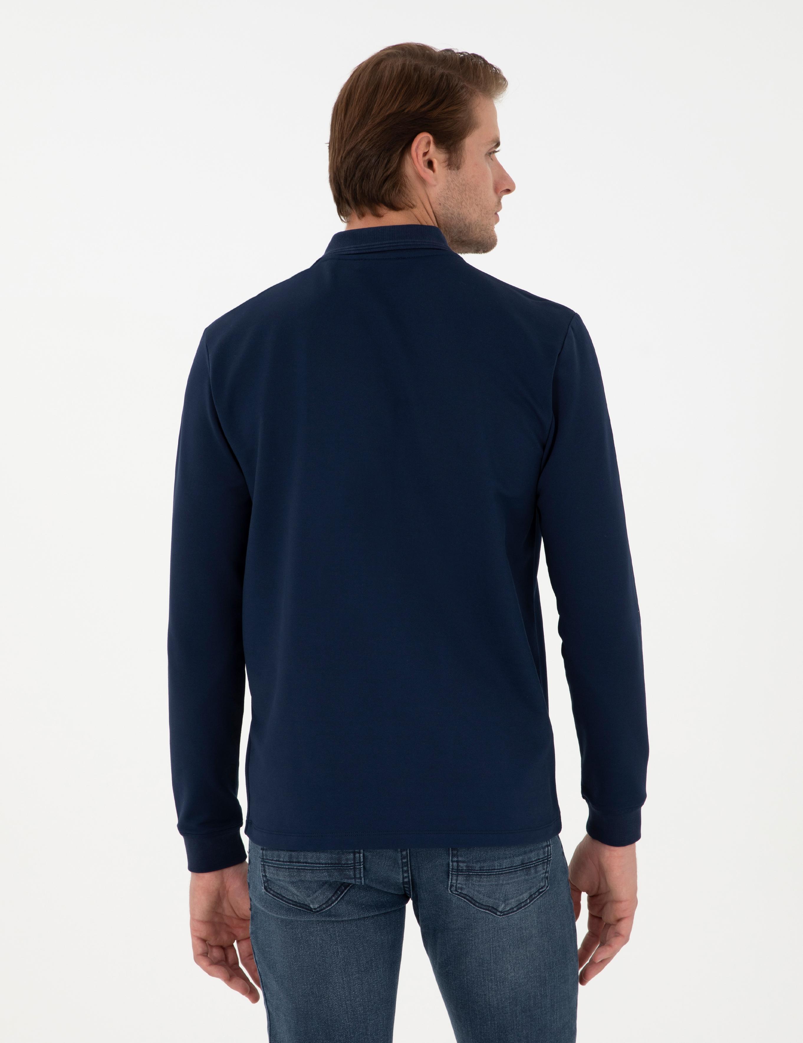 Lacivert Regular Fit Sweatshirt