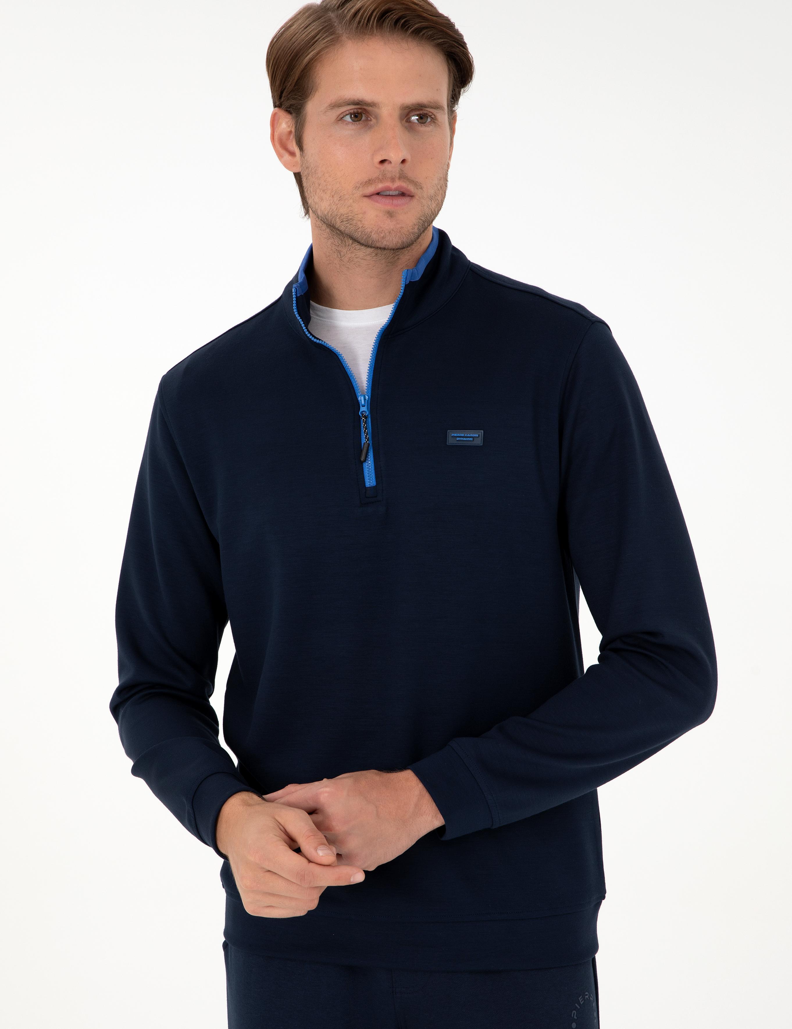 Lacivert Regular Fit Sweatshirt