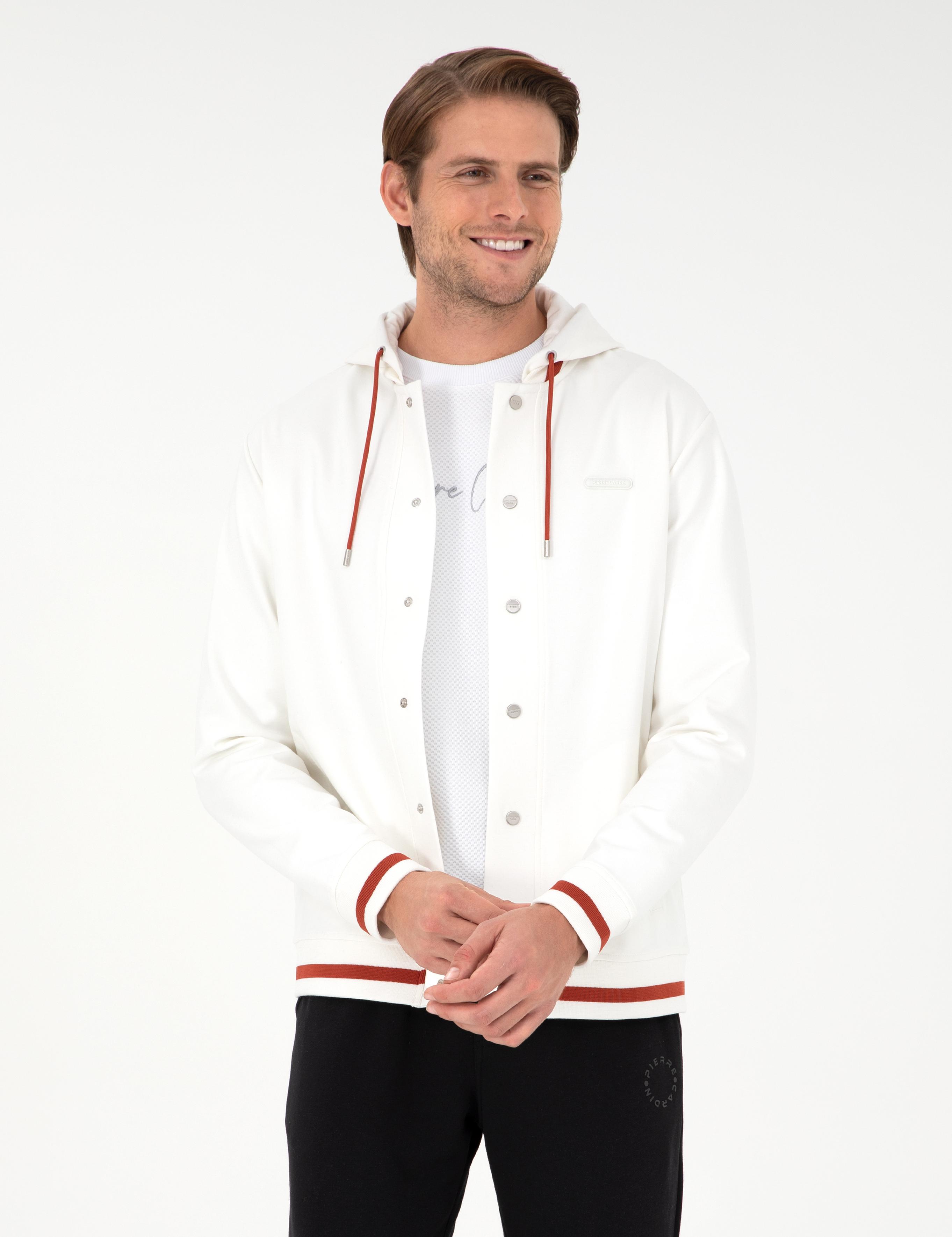 Ekru Regular Fit Örme Hırka