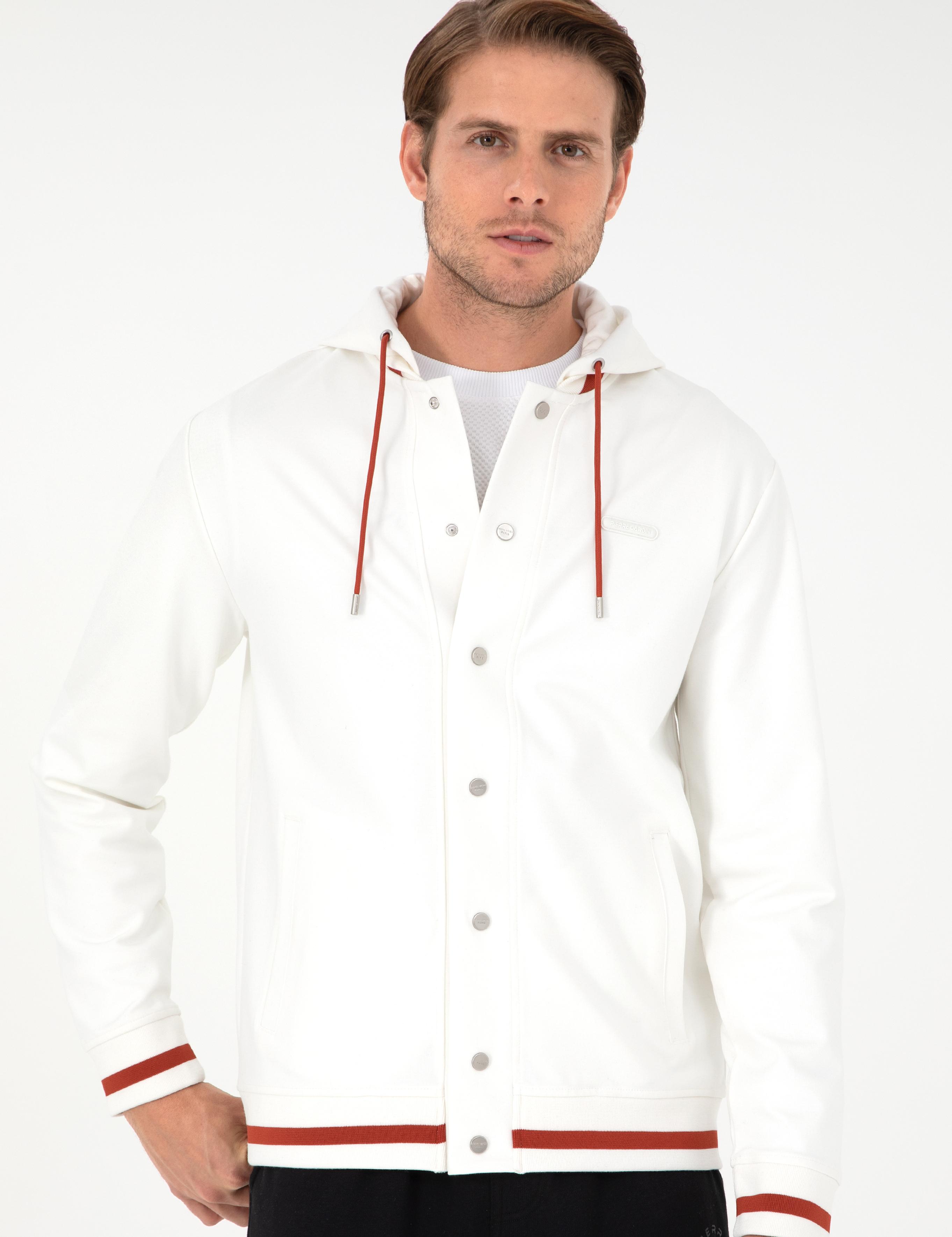 Ekru Regular Fit Örme Hırka