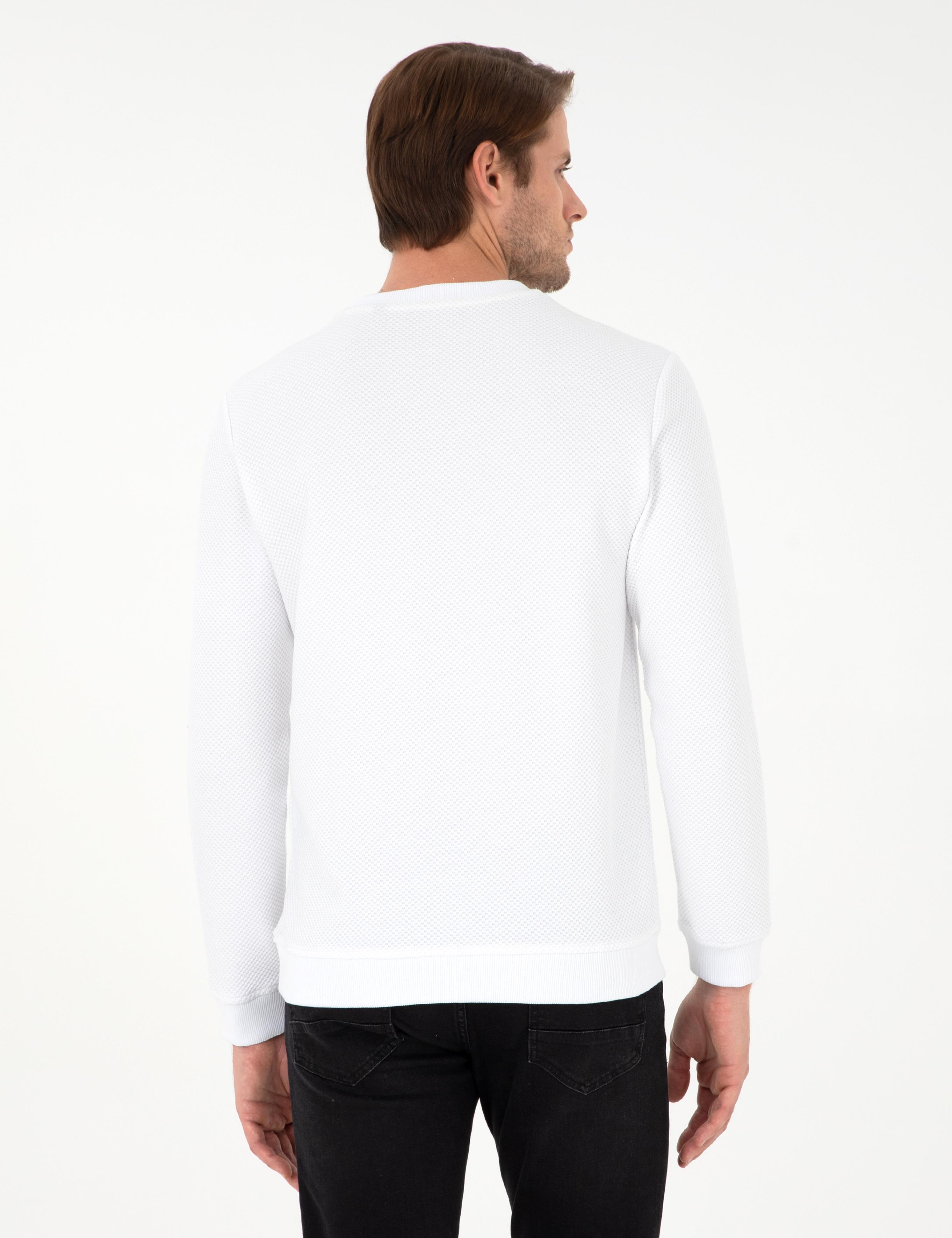 Ekru Regular Fit Sweatshirt