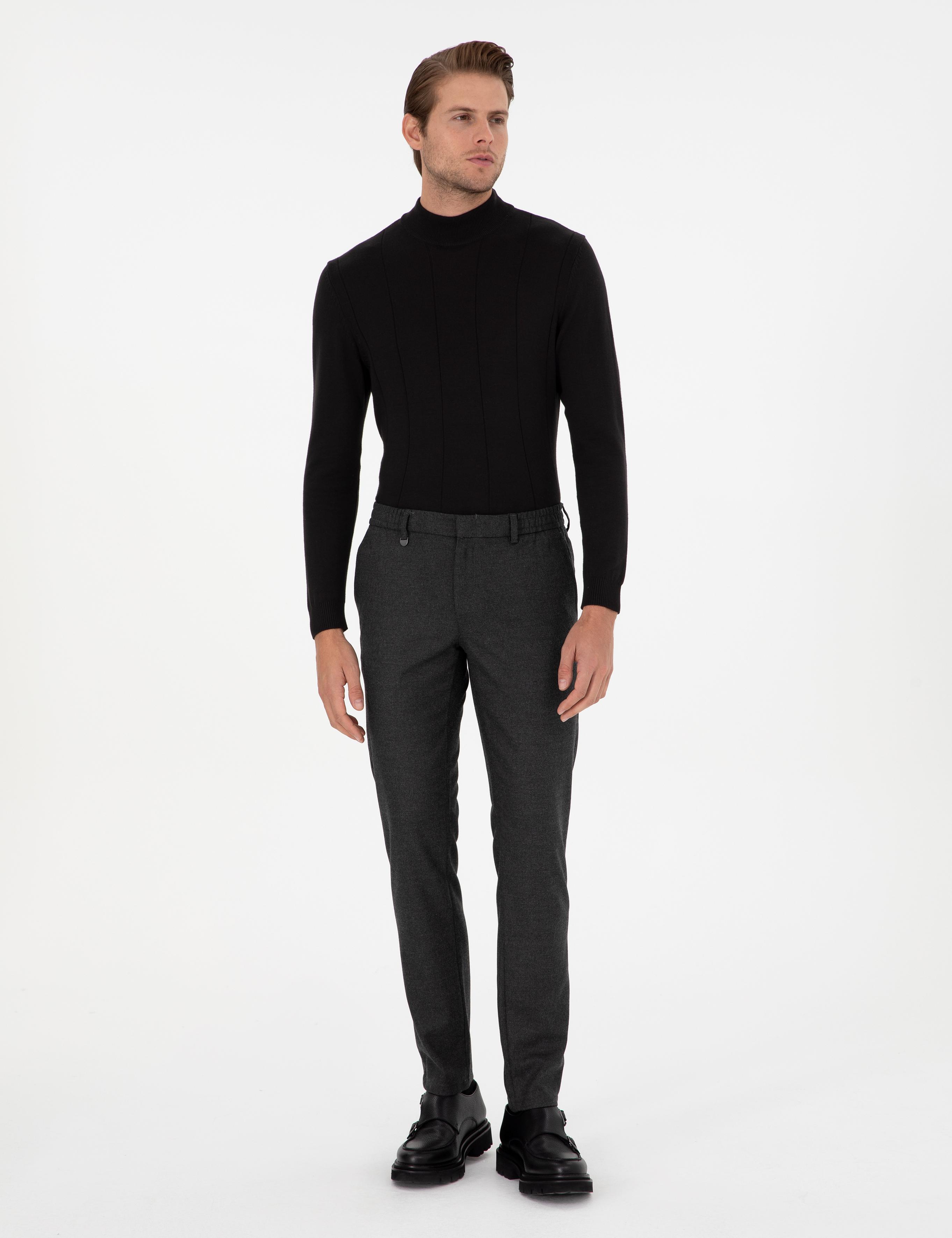 Antrasit Ex. Slim Fit Kumaş Pantolon