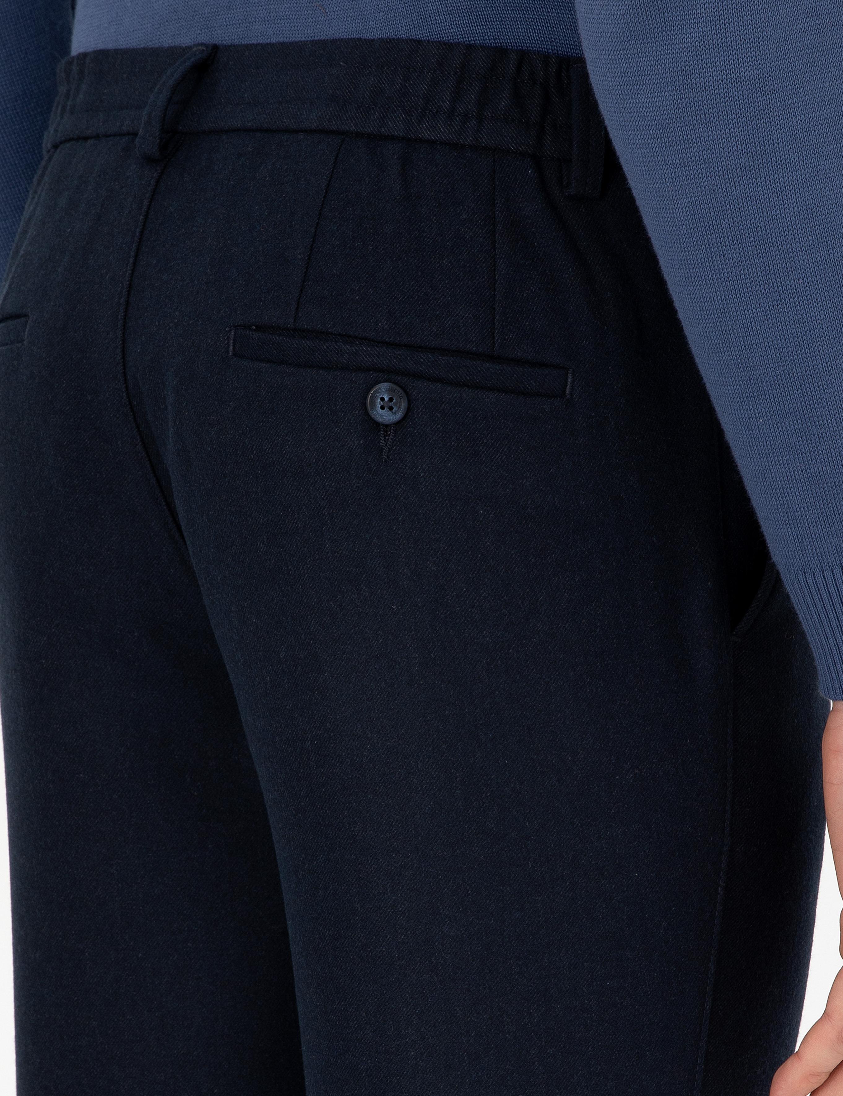 Lacivert Ex. Slim Fit Kumaş Pantolon