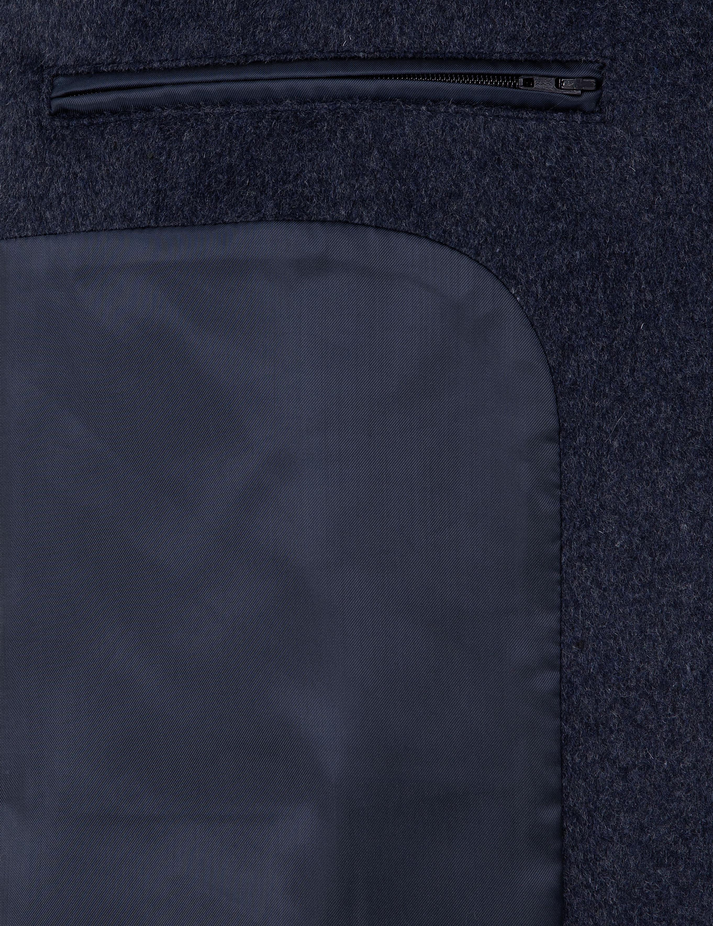 İndigo Ex. Slim Fit Kaşe Kaban