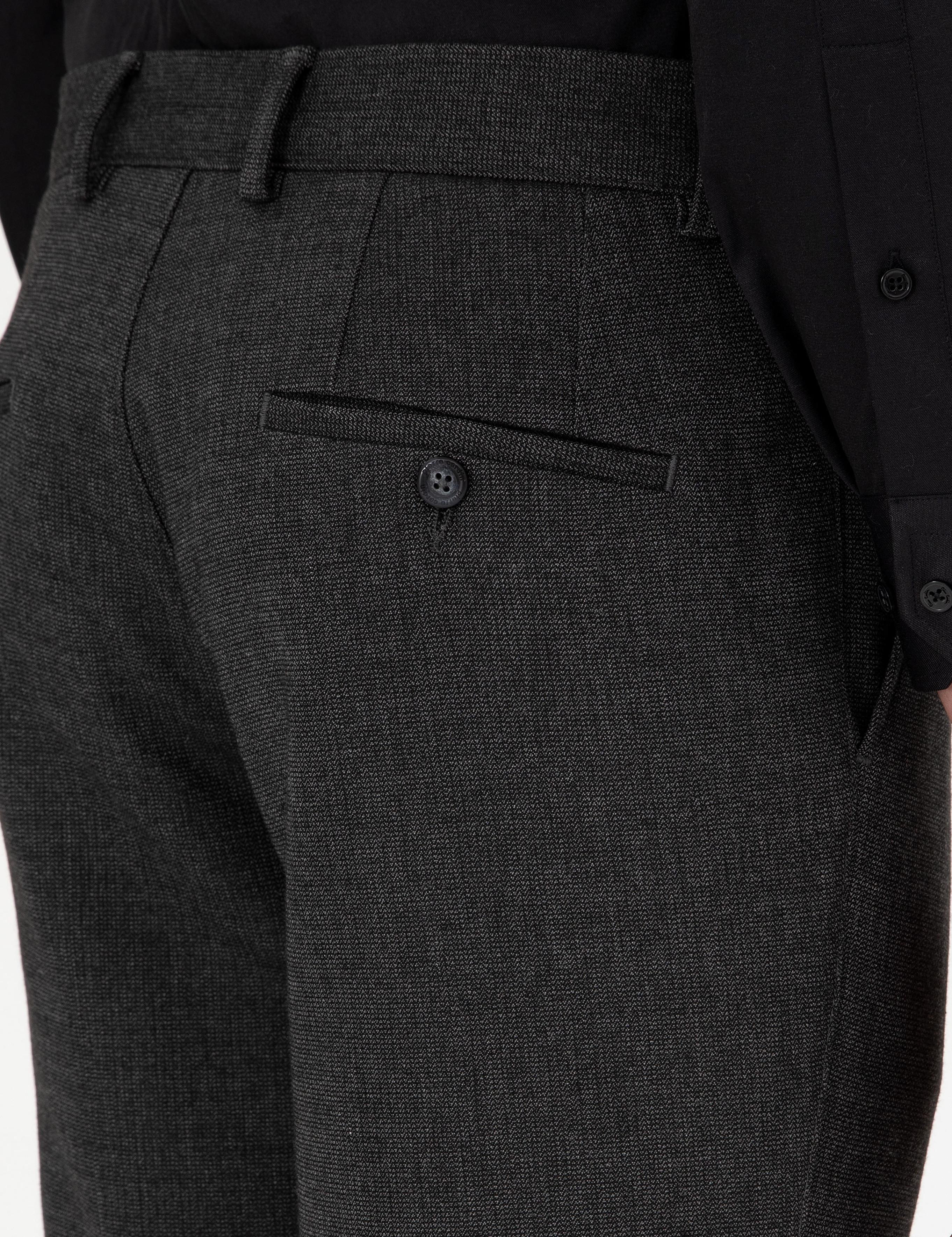 Antrasit Slim Fit Kumaş Pantolon