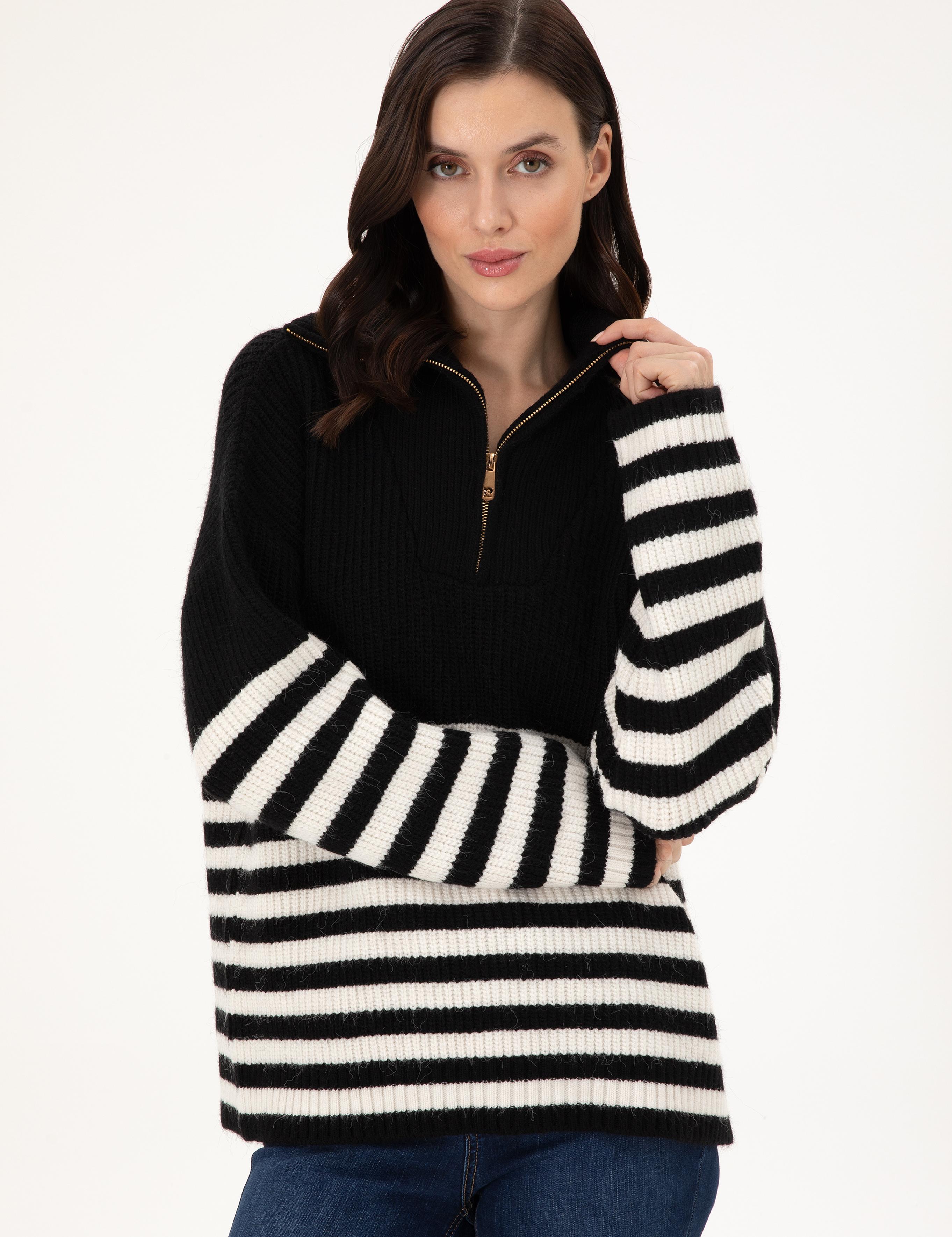 Siyah Comfort Fit Kazak
