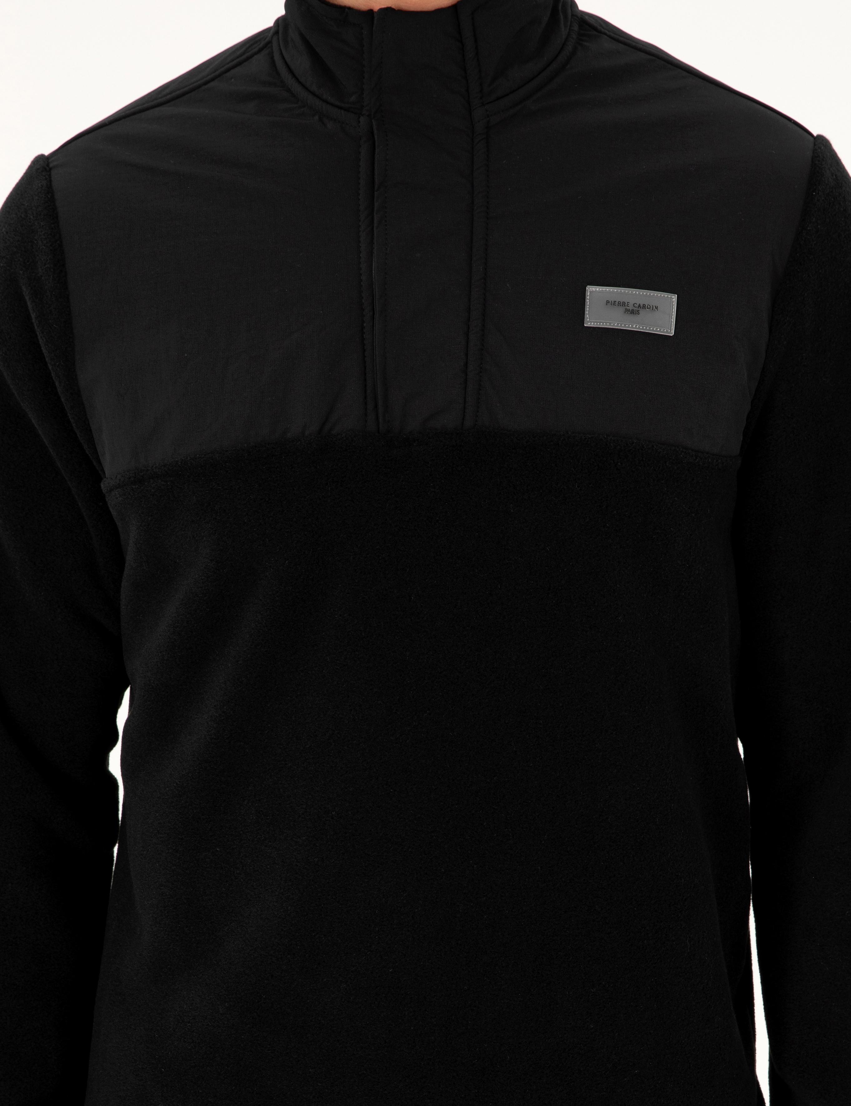 Siyah Regular Fit Sweatshirt