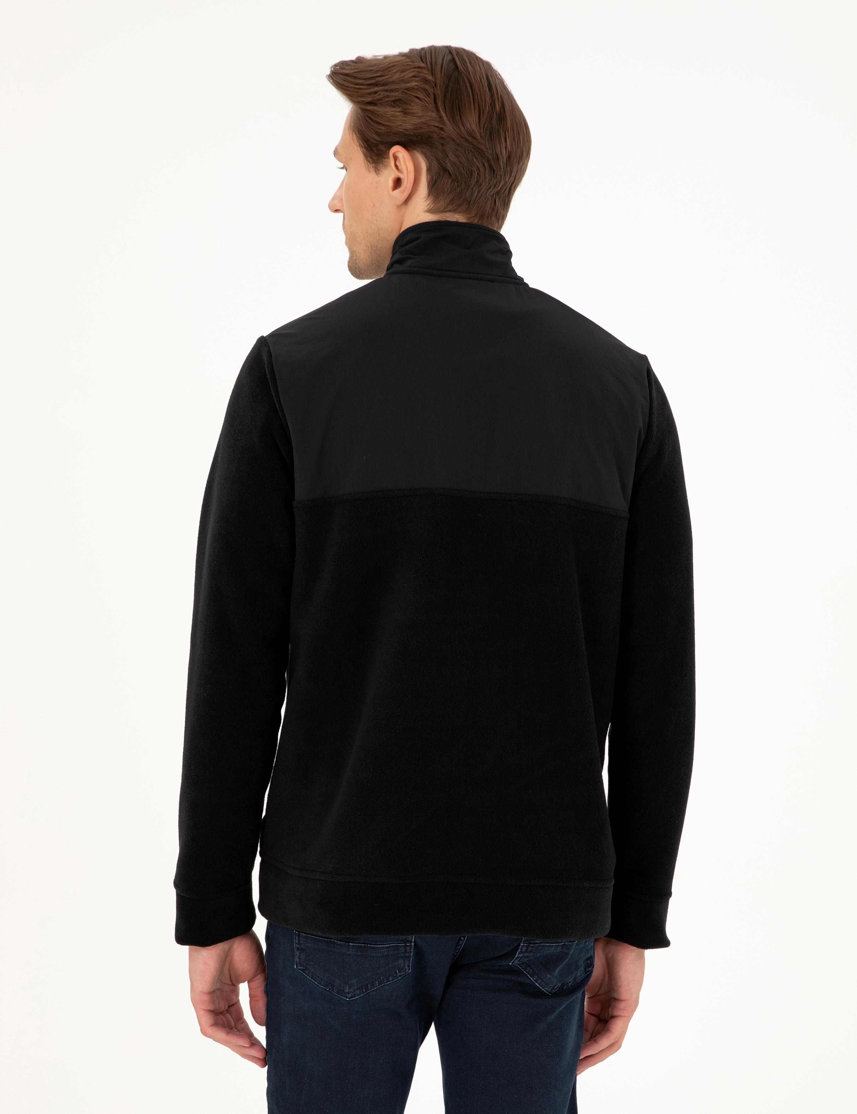 Siyah Regular Fit Sweatshirt