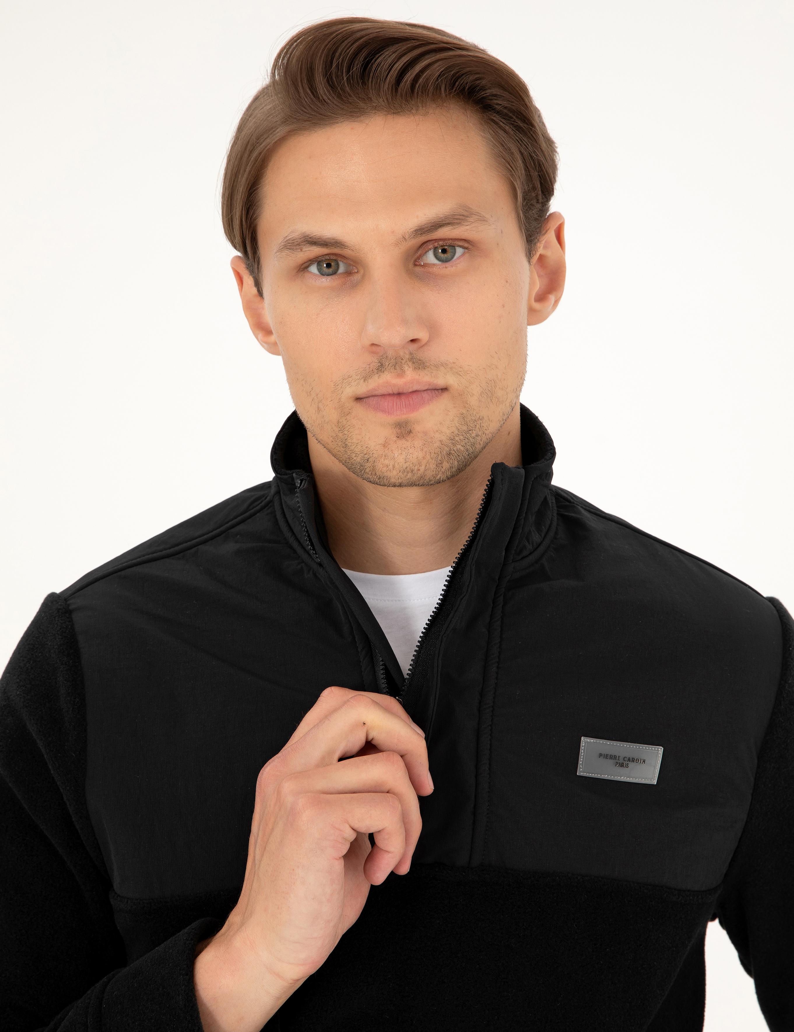 Siyah Regular Fit Sweatshirt