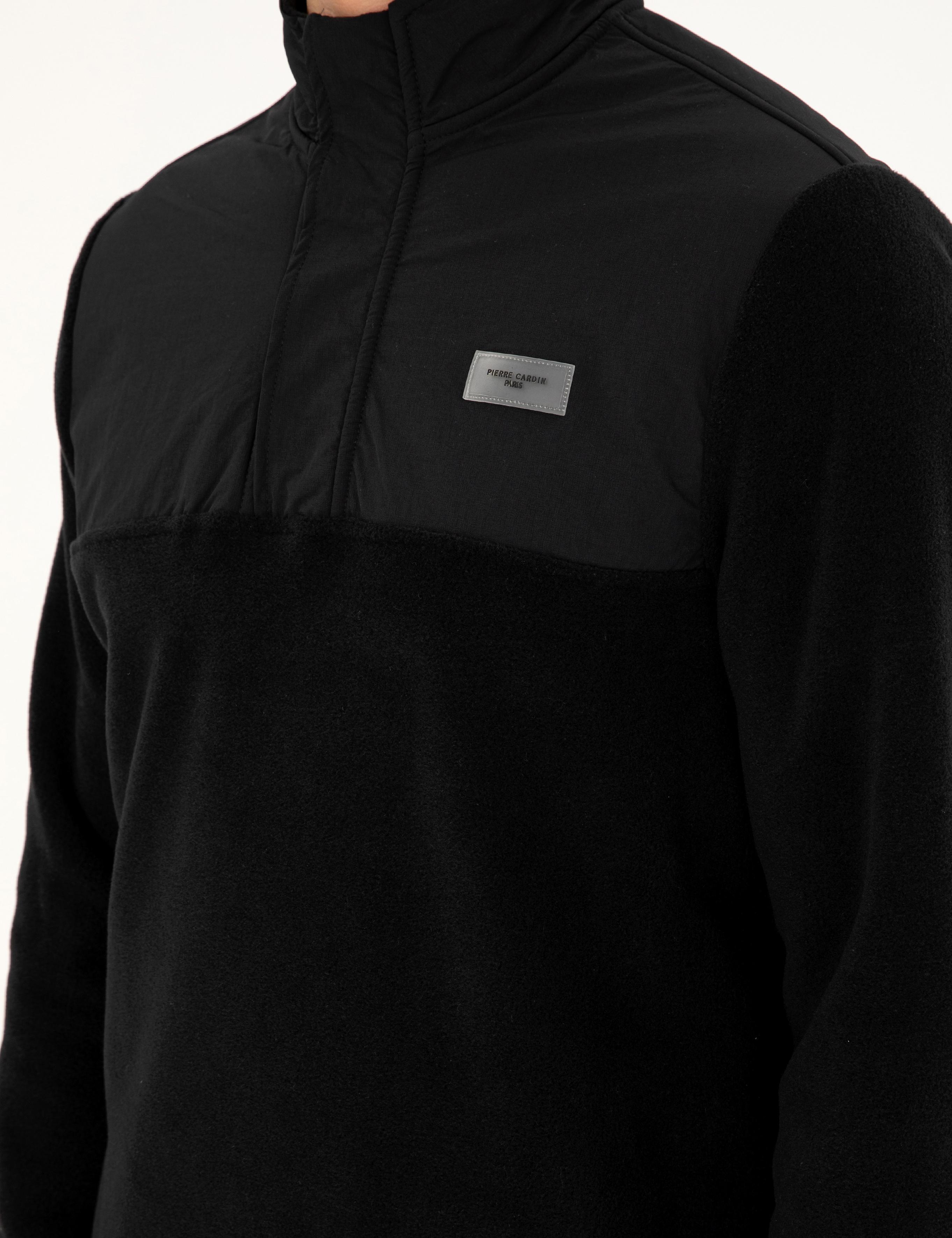 Siyah Regular Fit Sweatshirt