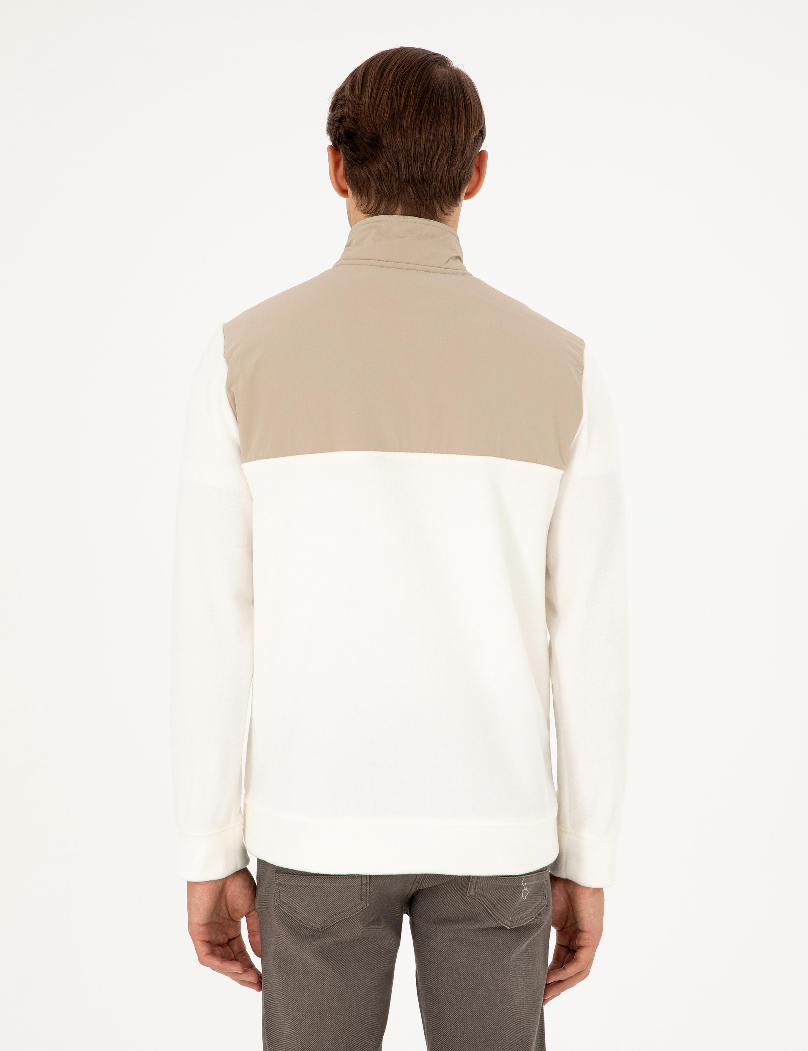 Ekru Regular Fit Sweatshirt