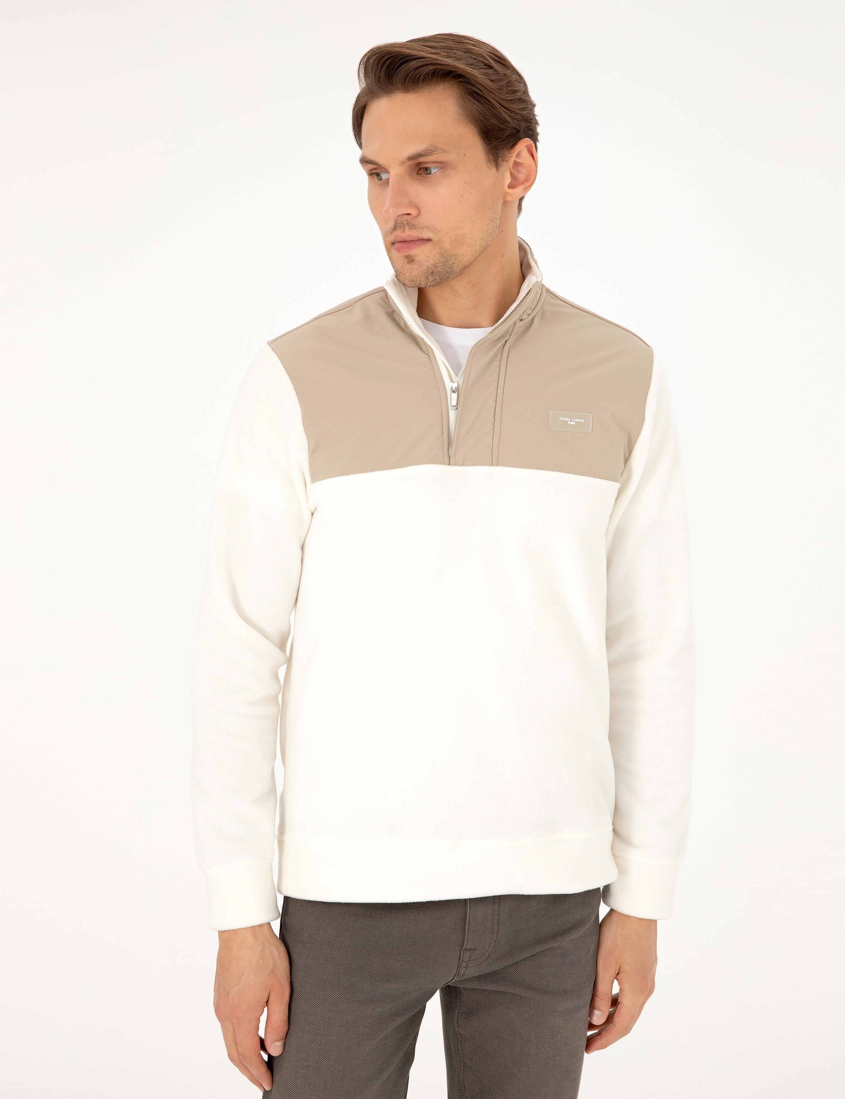 Ekru Regular Fit Sweatshirt
