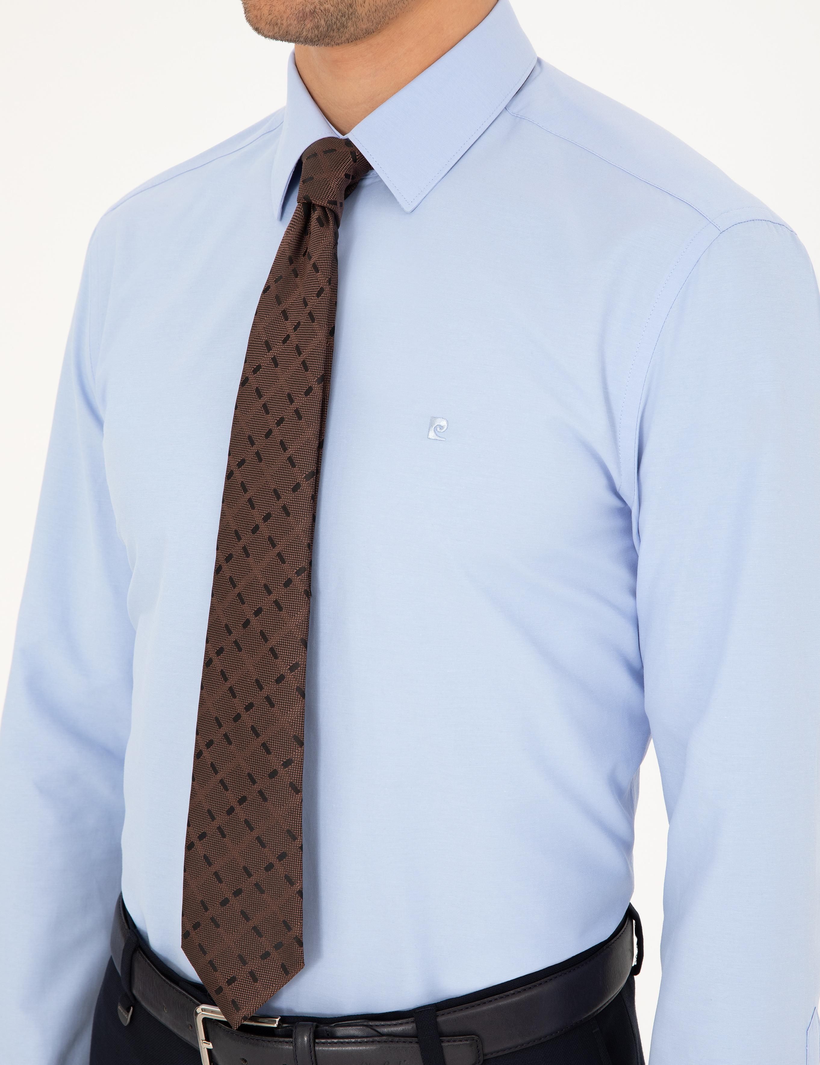 Mavi Slim Fit Uzun Kollu Basic Gömlek