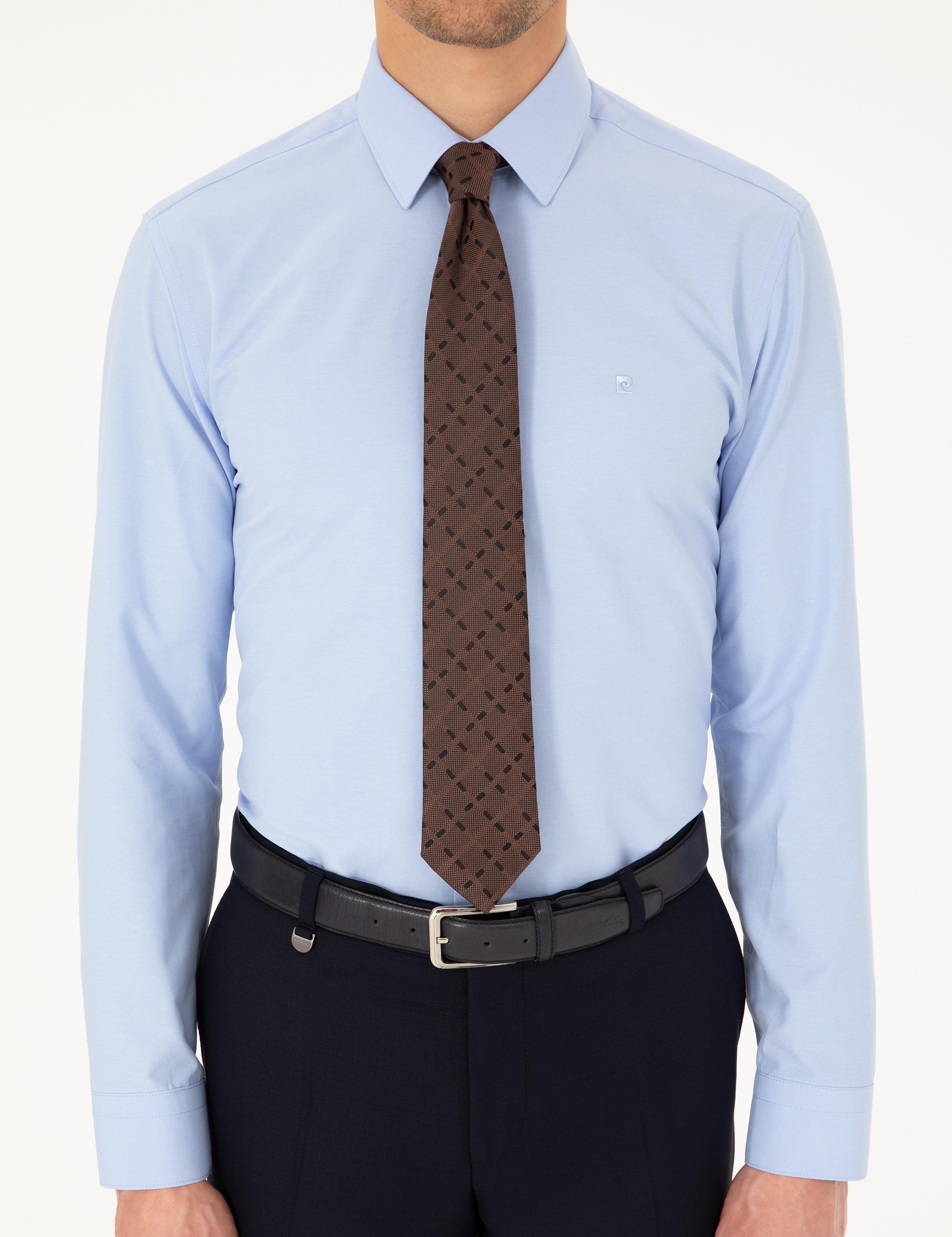 Mavi Slim Fit Uzun Kollu Basic Gömlek