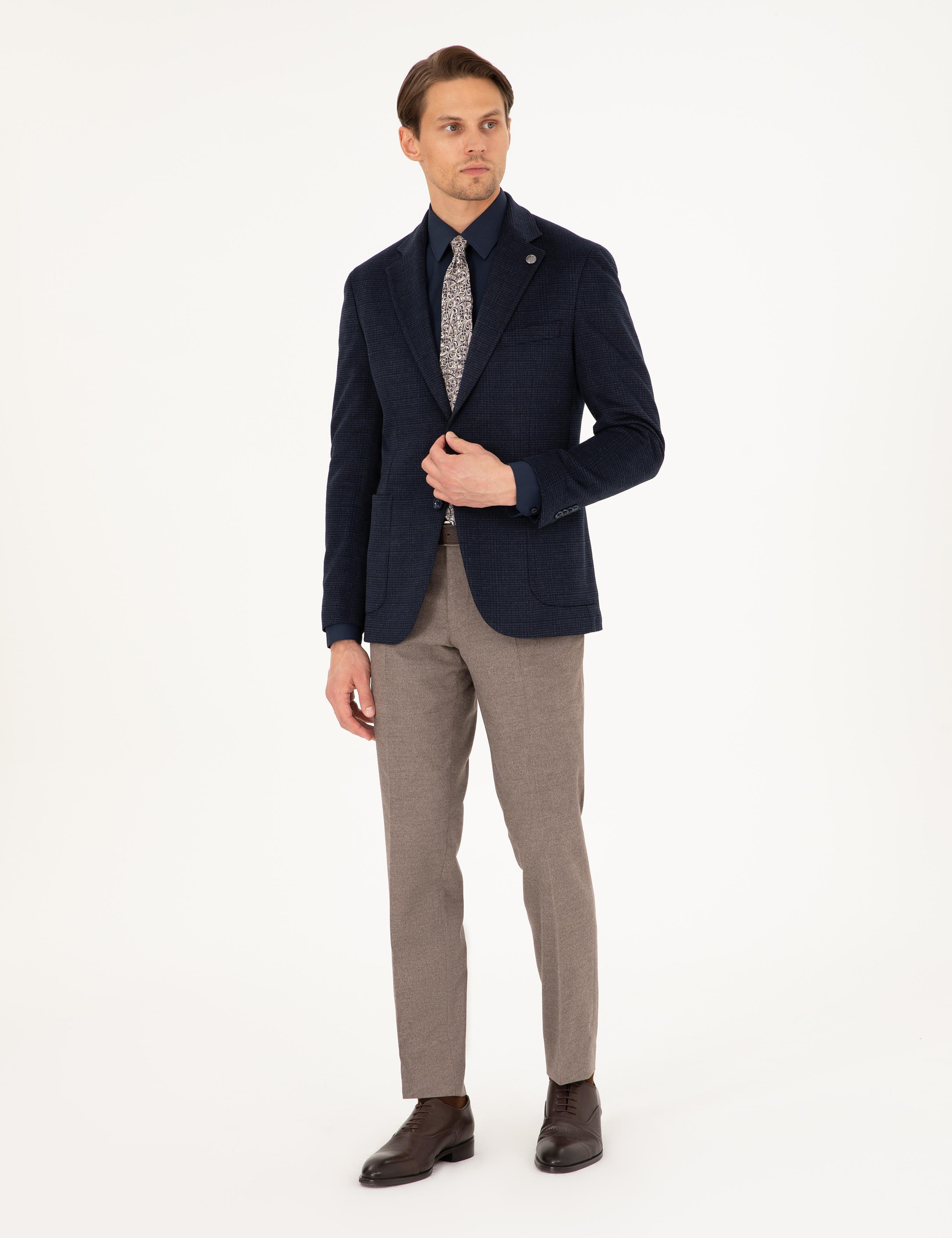 Lacivert Ex. Slim Fit Ceket