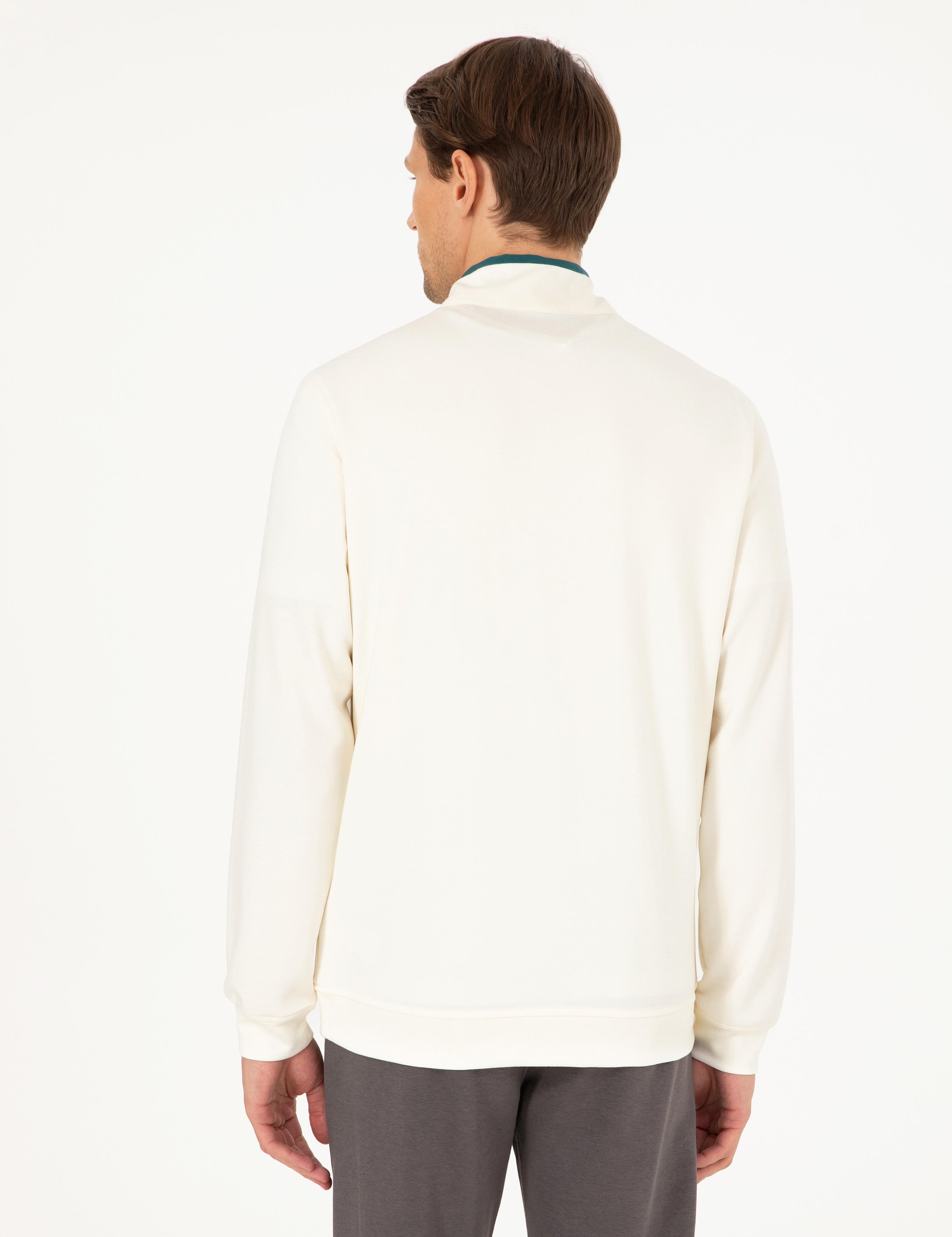 Ekru Regular Fit Sweatshirt