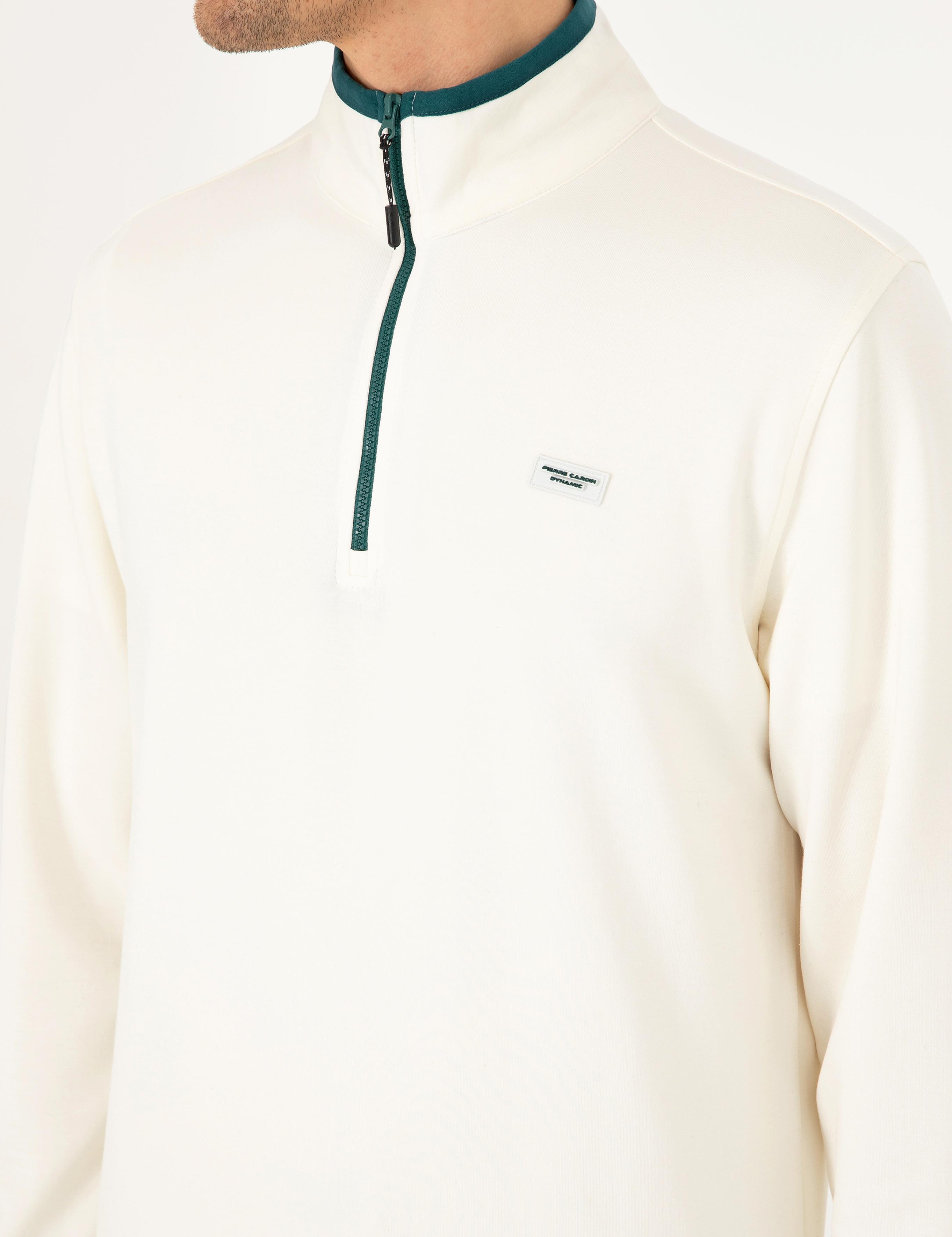 Ekru Regular Fit Sweatshirt