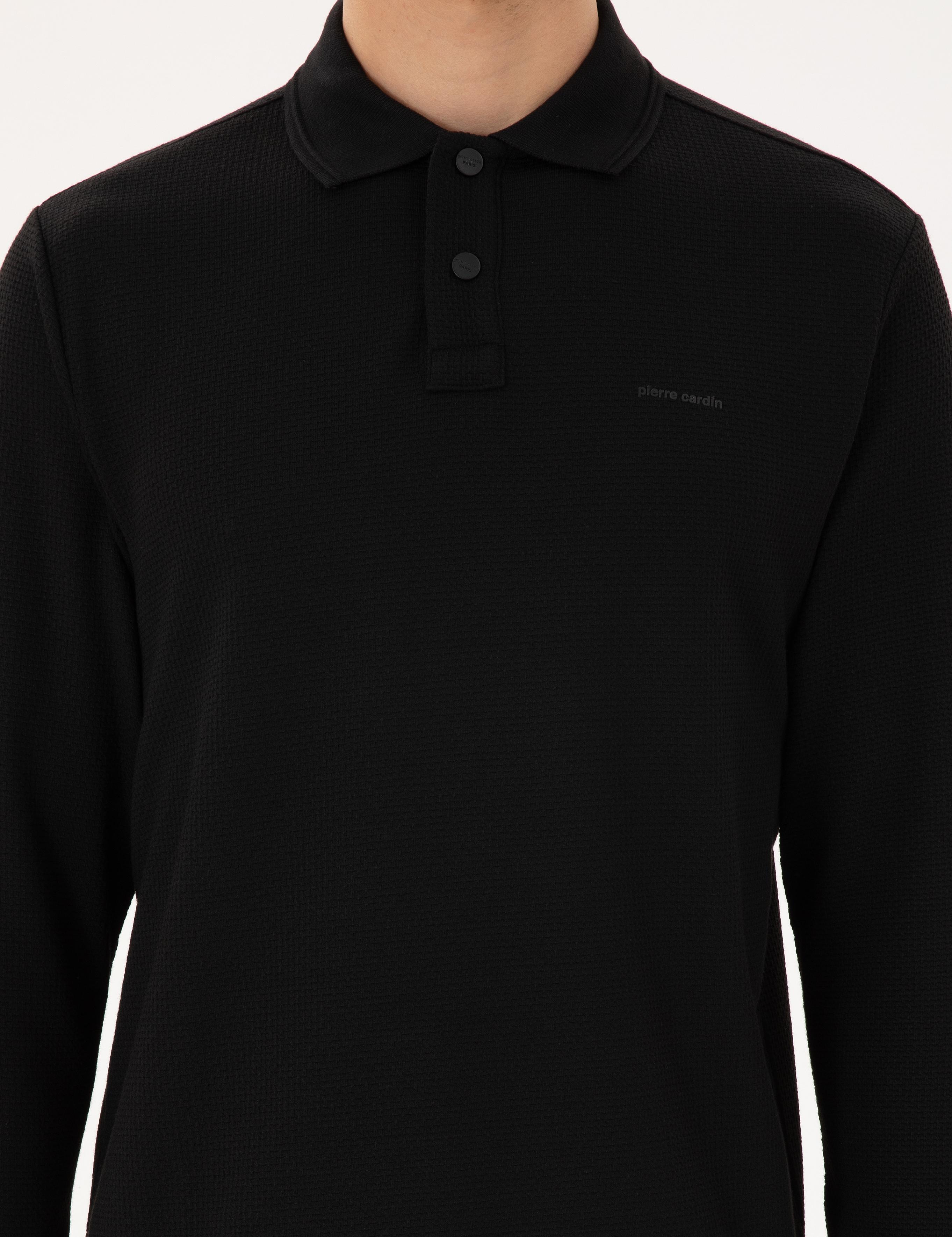 Siyah Regular Fit Sweatshirt