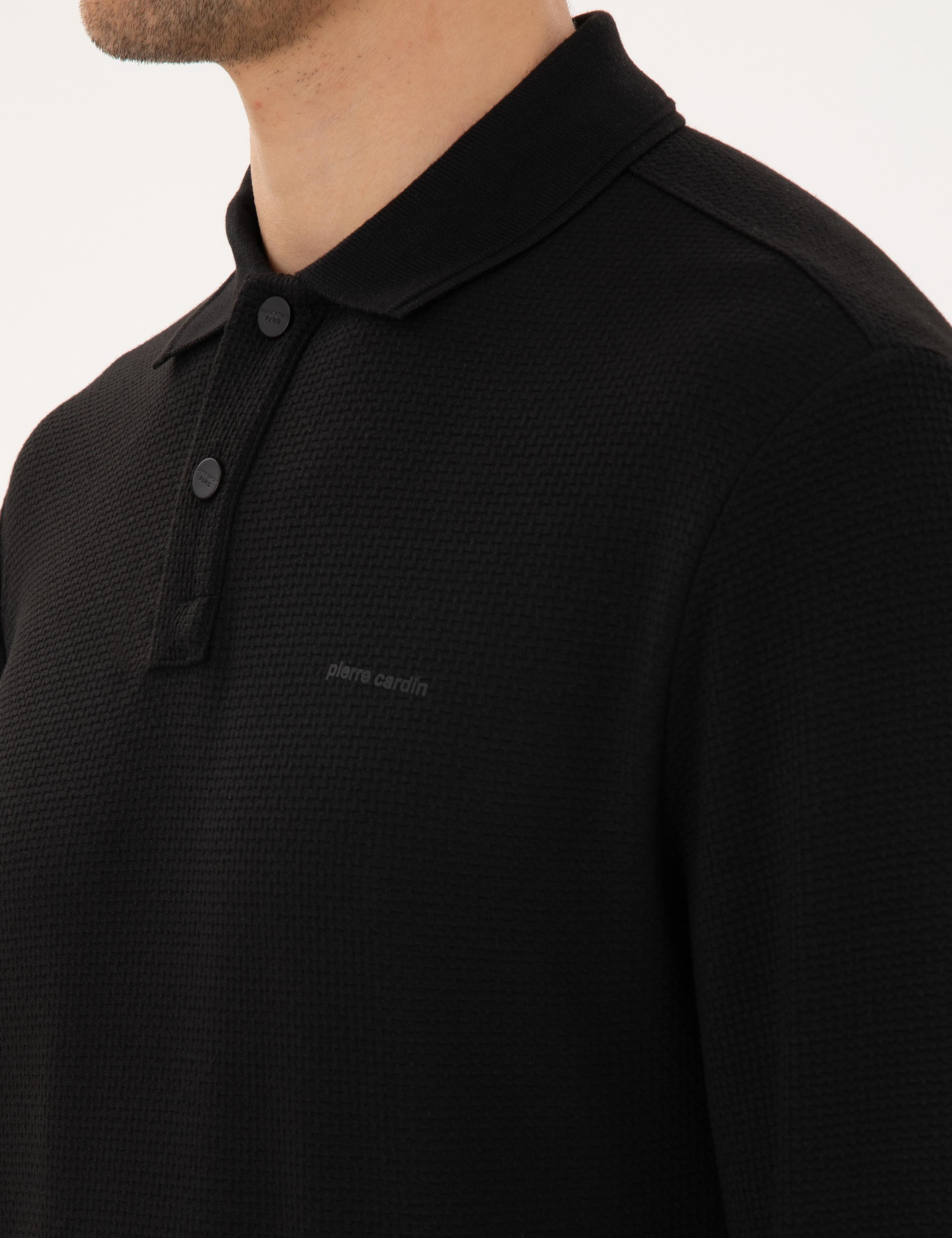 Siyah Regular Fit Sweatshirt