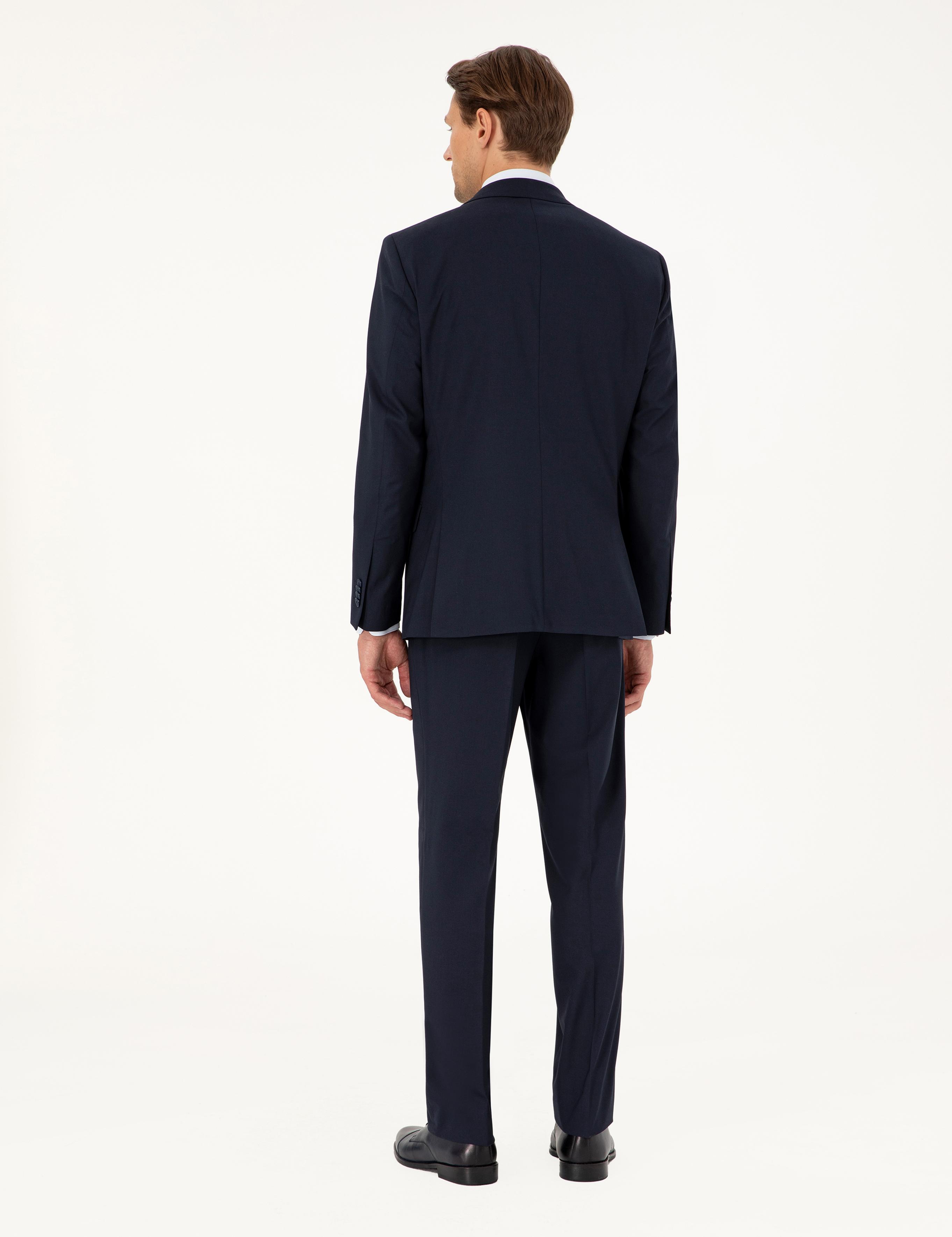 Lacivert Slim Fit Takım Elbise