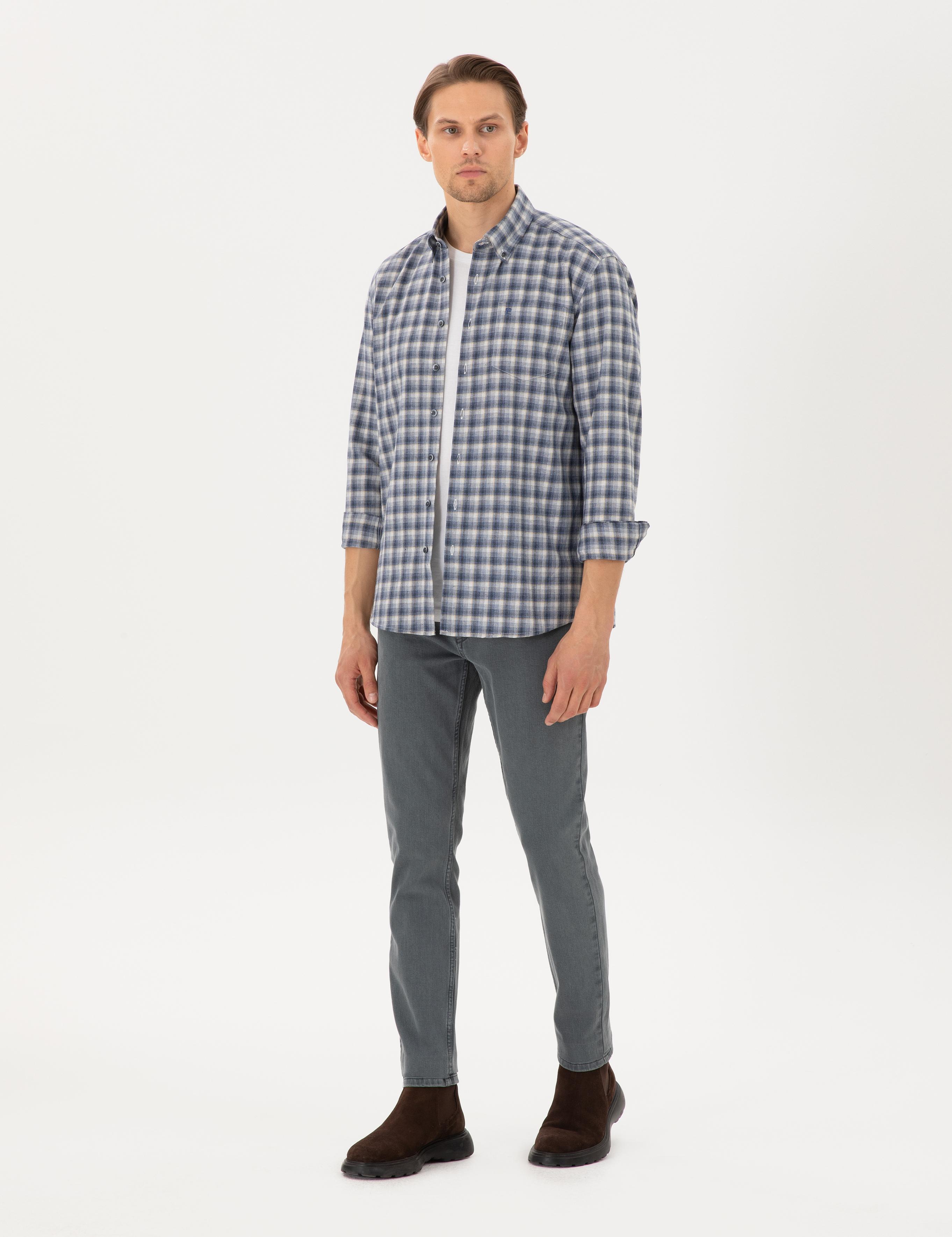 Haki Slim Fit Jean Pantolon