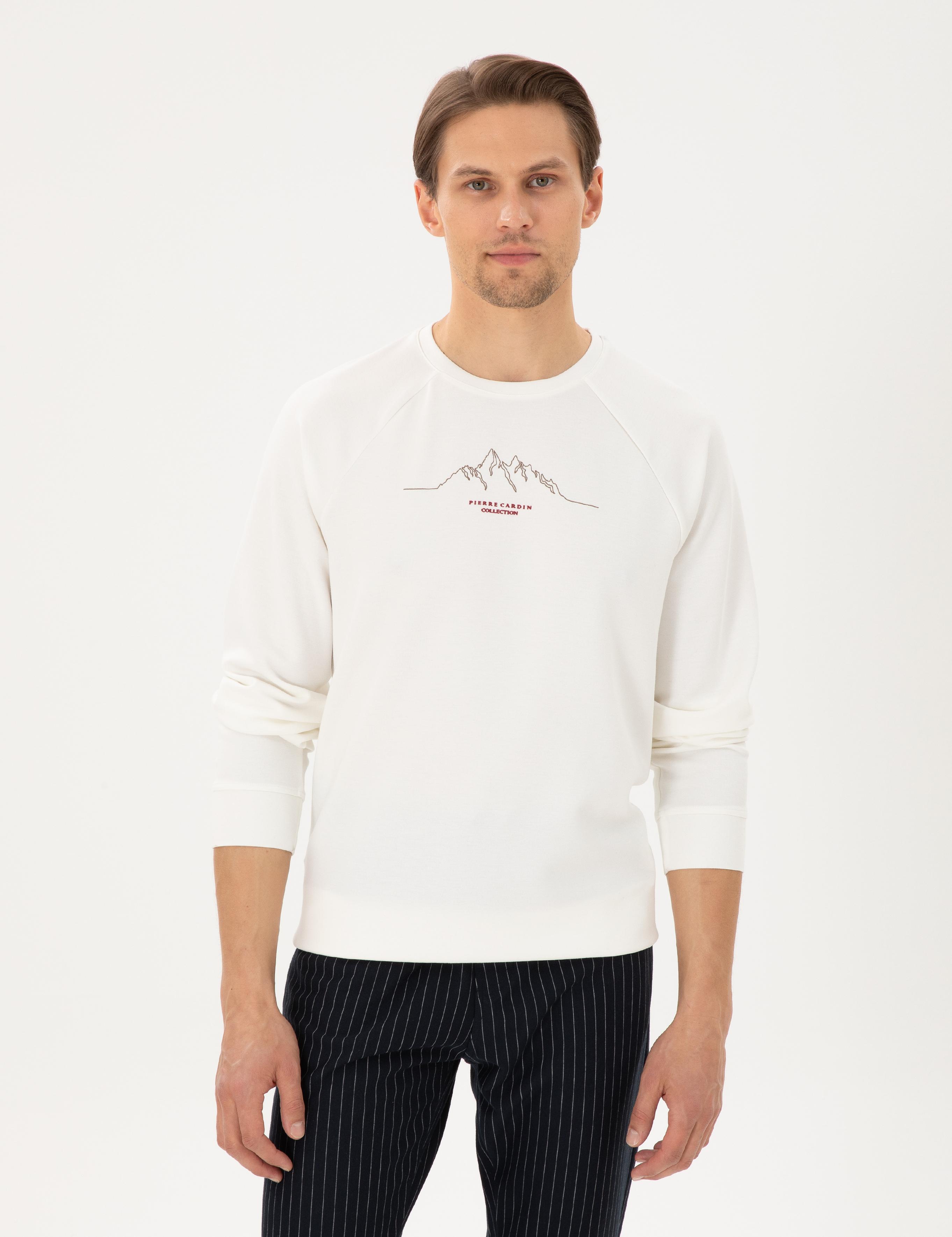 Ekru Regular Fit Sweatshirt
