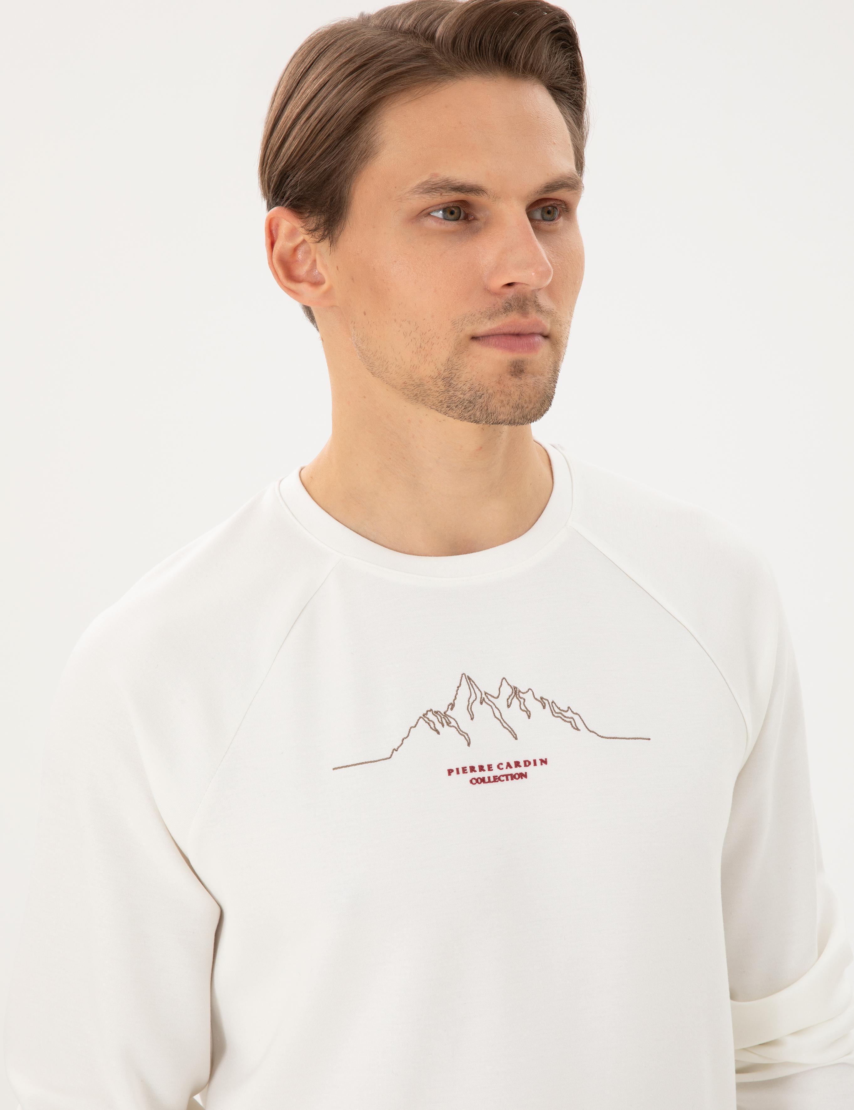 Ekru Regular Fit Sweatshirt
