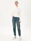 Açık Mavi Mom High Waist Fit Jean Pantolon