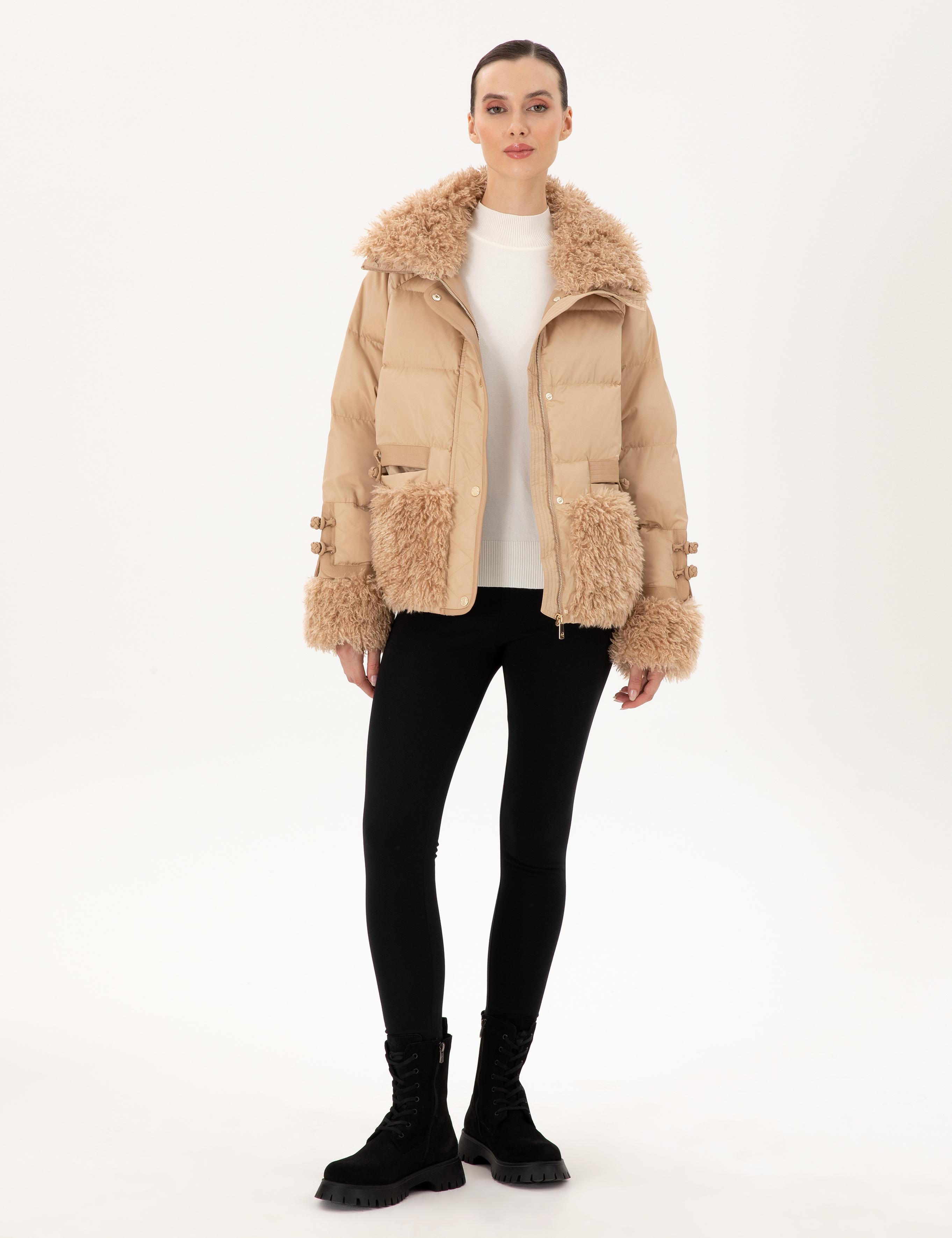 Bej Comfort Fit Mont