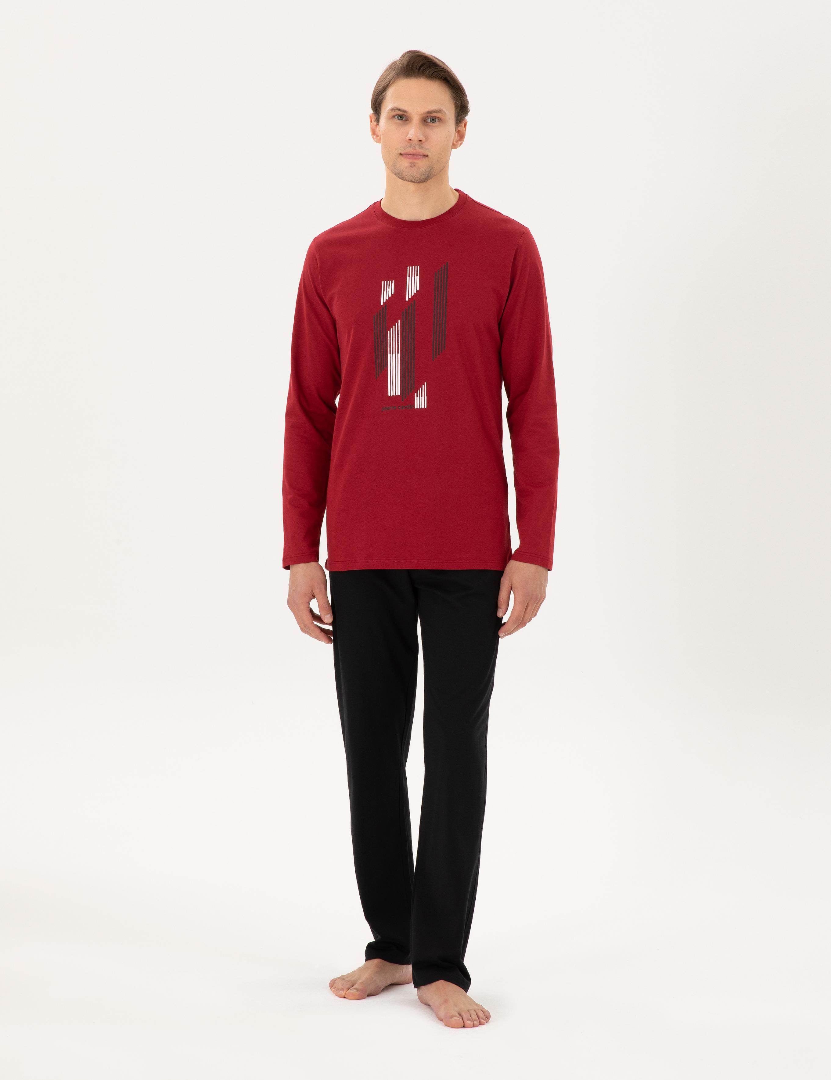 Bordo Pijama Takımı