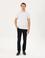 Lacivert Slim Fit Çizgili Kanvas Pantolon
