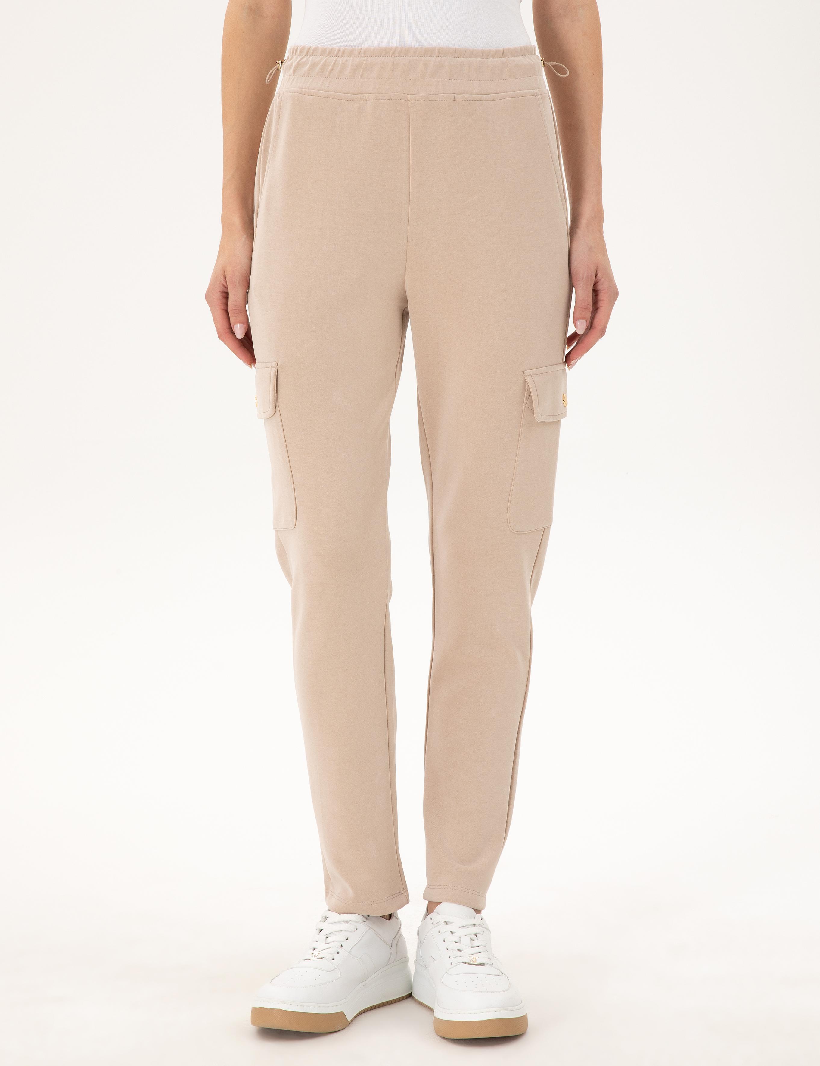 Bej Regular Fit Eşofman Altı